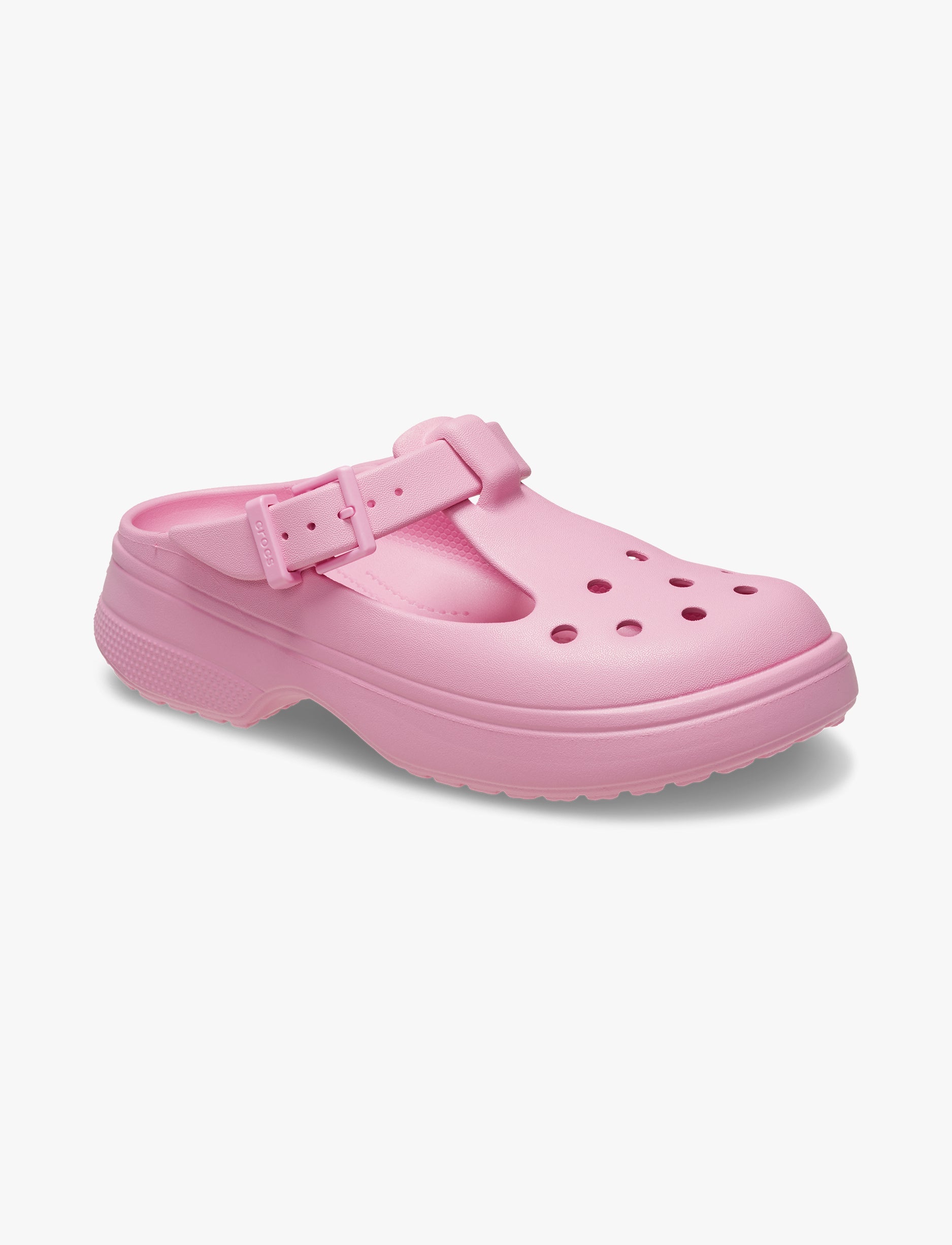 Crocs Classic Mary Jane Clog - כפכפי קרוקס לנשים מרי ג'ין בצבע ורוד