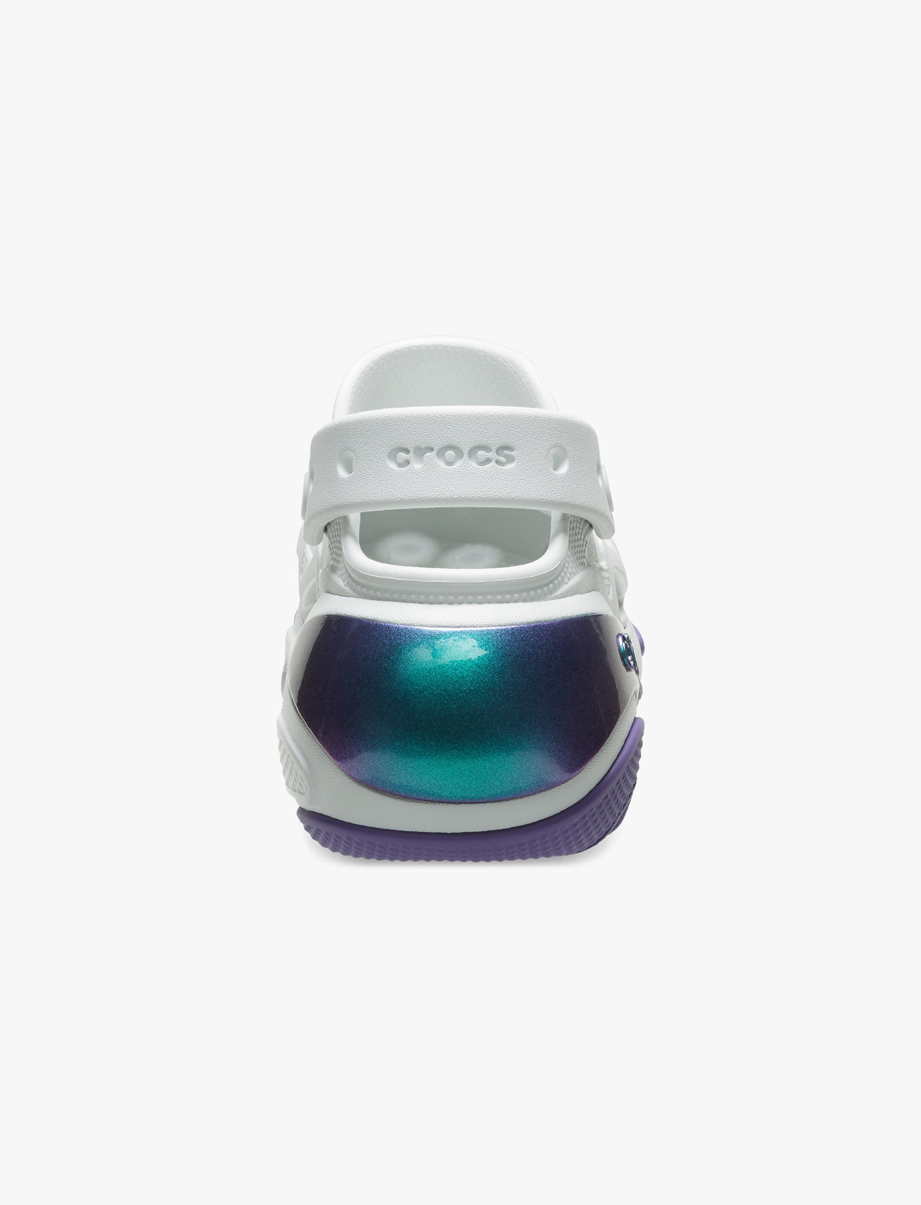 Crocs Bubble Crush Reflector Clog - כפכפי פלטפורמה קלוג באבל קראש קרוקס לנשים בצבע כחול מון לייט