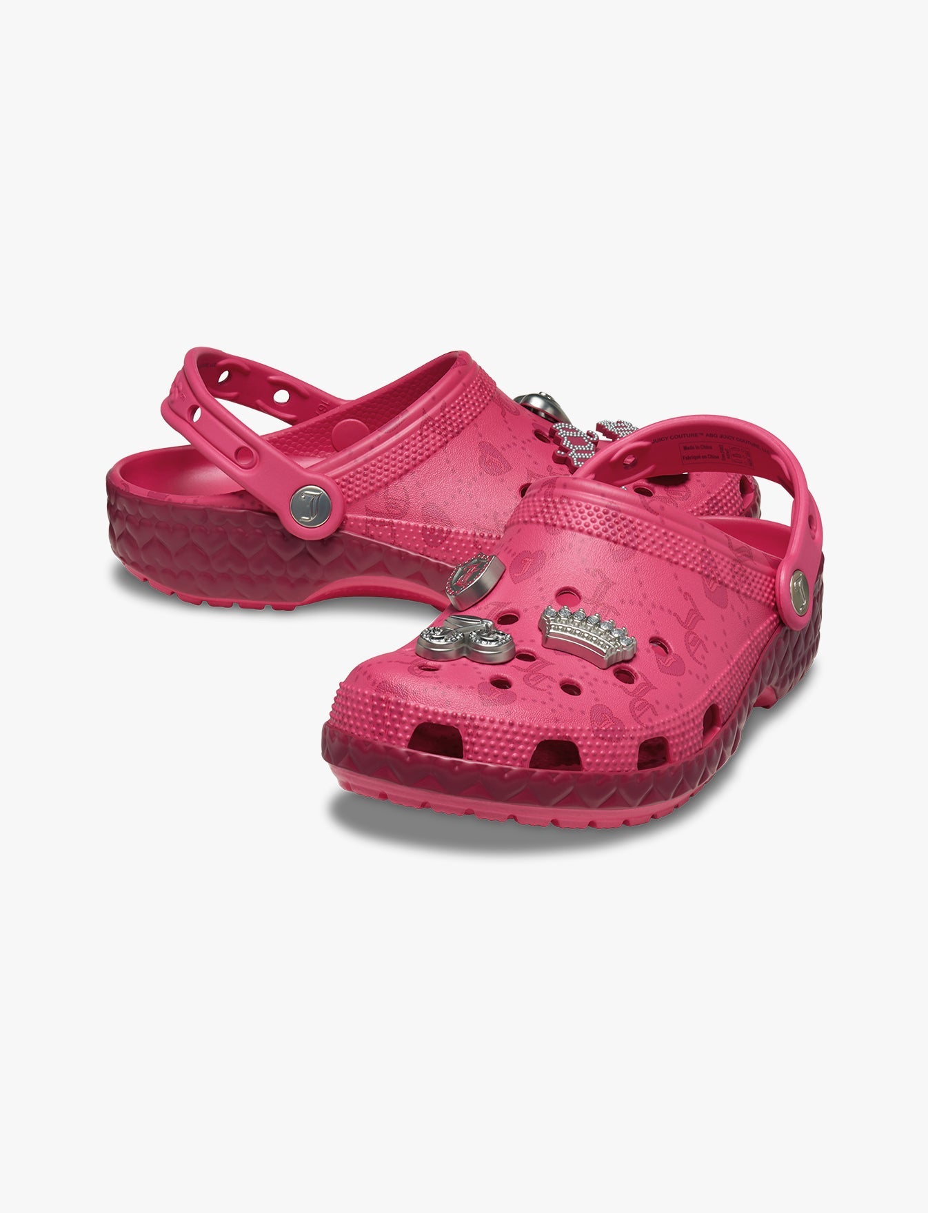 Crocs Juicy Couture Classic Clog - כפכפי קרוקס ג'וסי קוטור בצבע ורוד