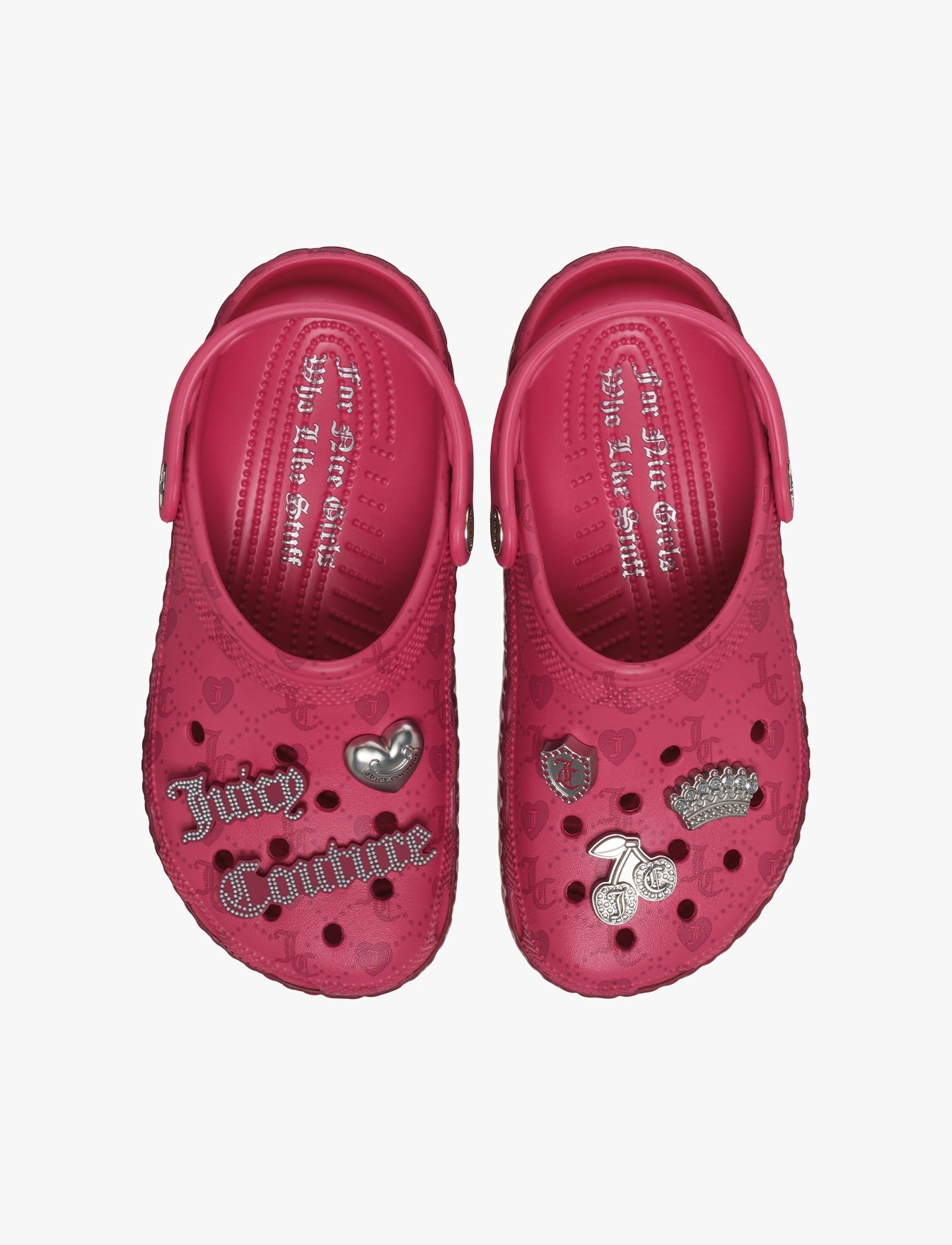 Crocs Juicy Couture Classic Clog - כפכפי קרוקס ג'וסי קוטור בצבע ורוד