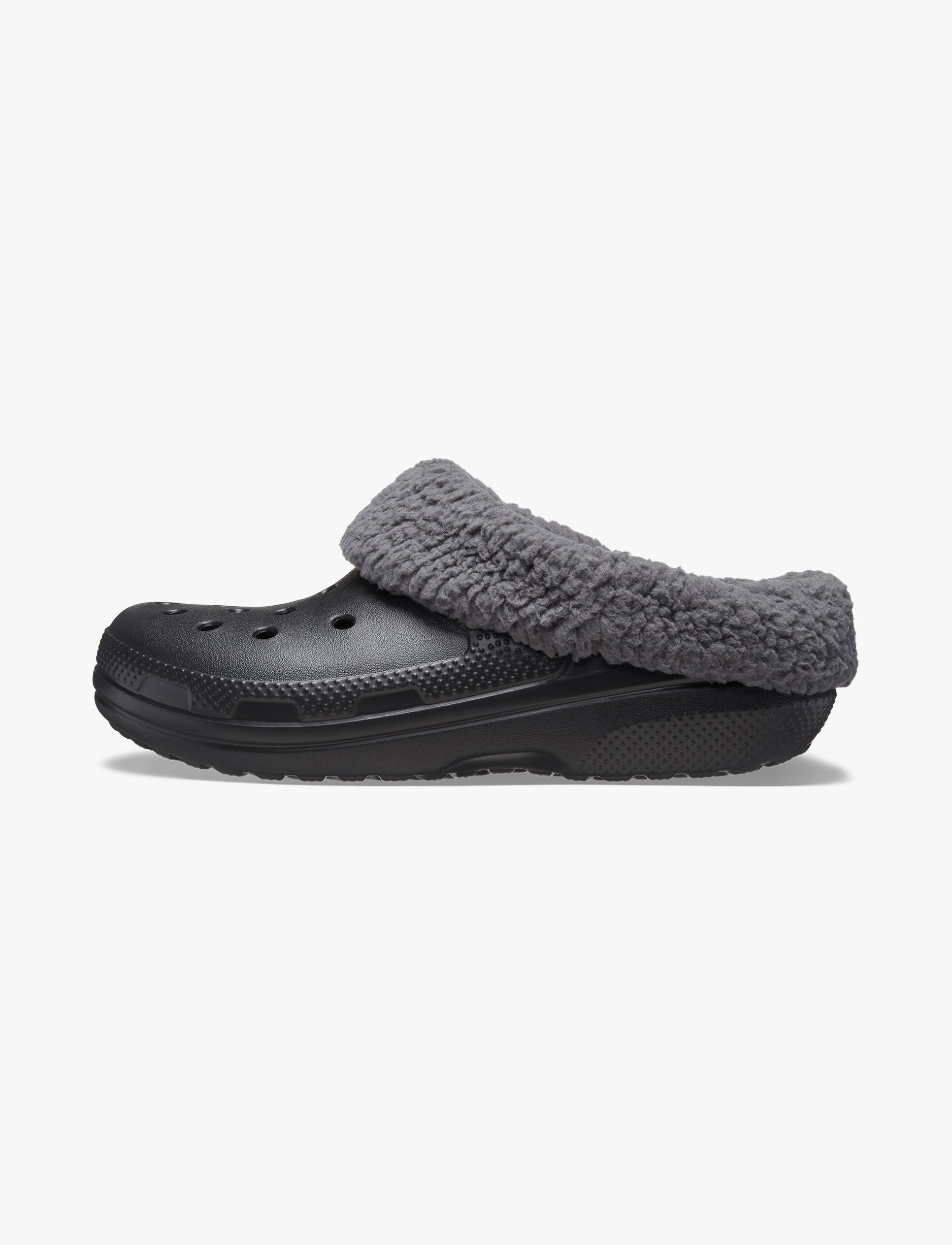 Crocs Classic Blitzen IV Clog - כפכפים פרוותיים בליצן קרוקס בצבע שחור/מולטי