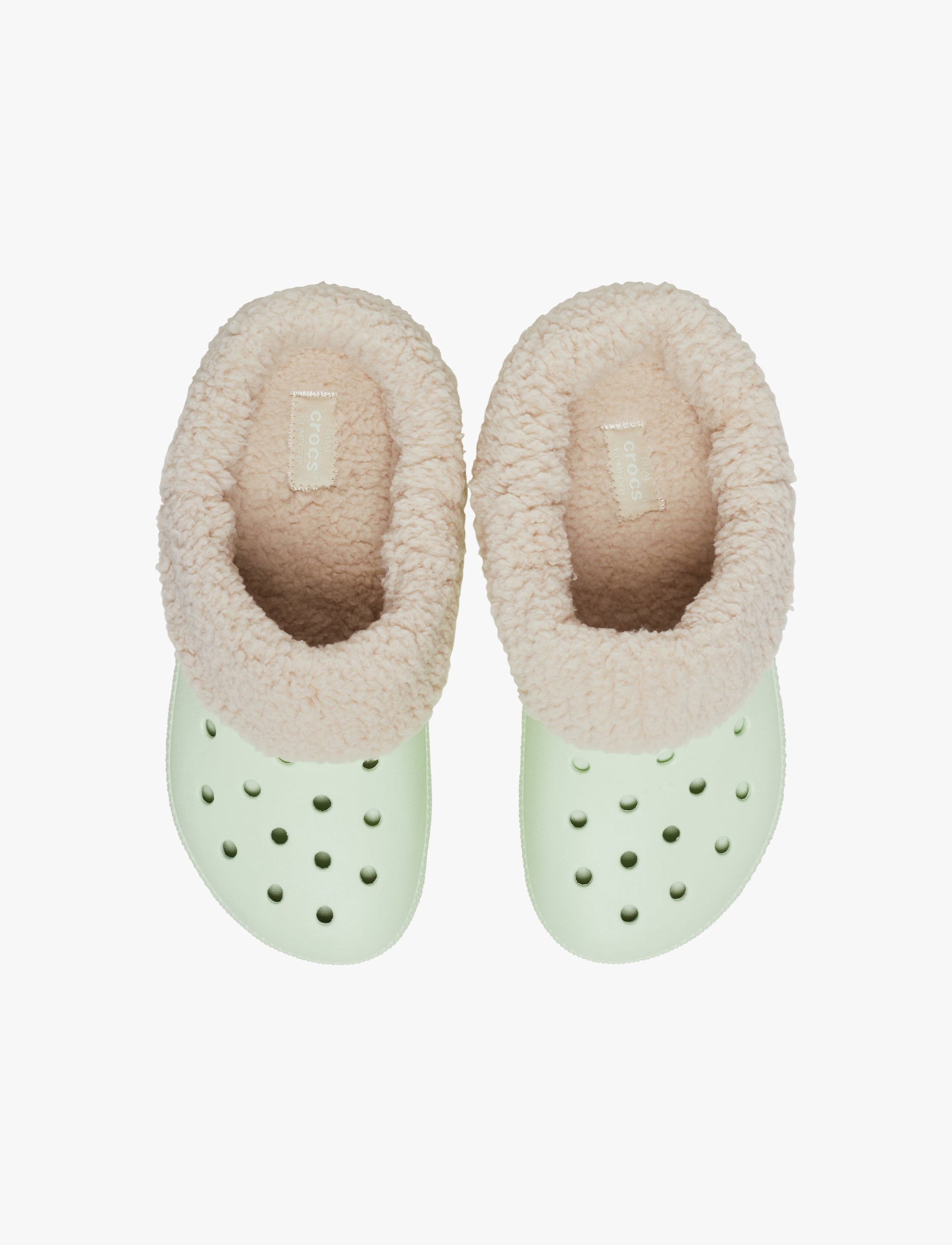 Crocs Classic Blitzen IV Clog - כפכפים פרוותיים בליצן קרוקס בצבע ג'ייד טינט