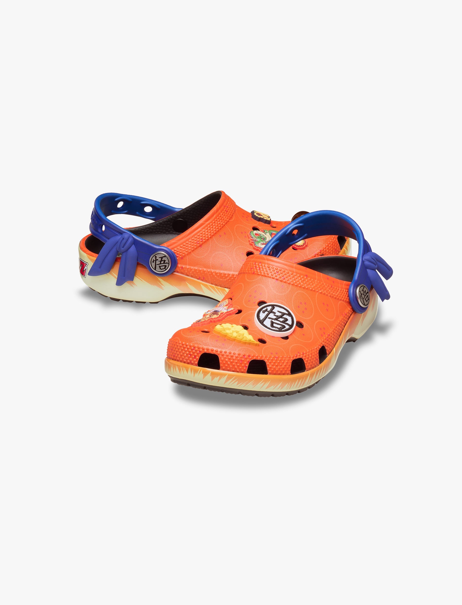 Crocs Dragon Ball Z Classic Clog K - כפכפי קרוקס קלוג דרגון בול זי לילדים בצבע כתום/כחול