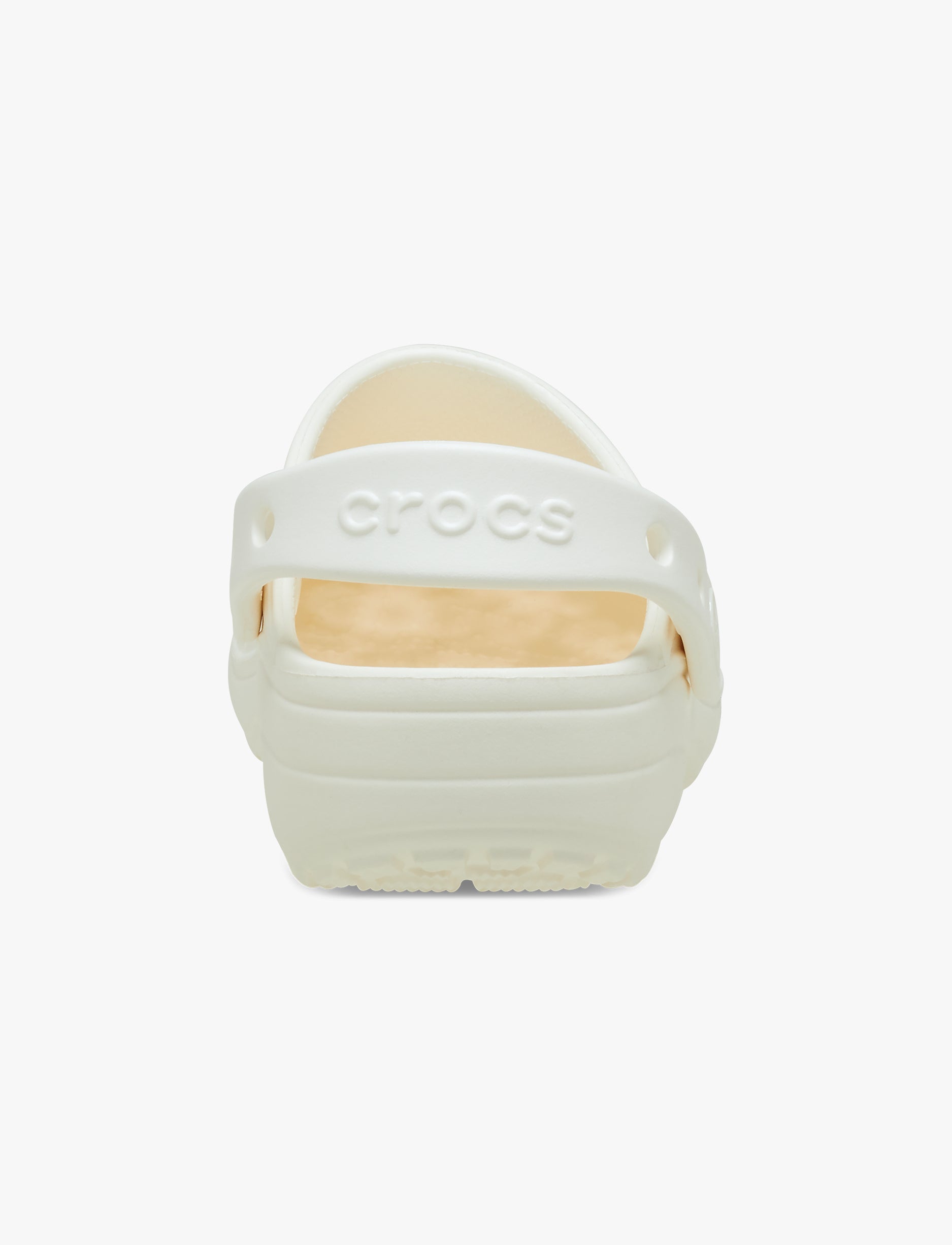 Crocs Classic Floral Cut Out Clog - כפכפי קרוקס לנשים בצבע לבן גיר