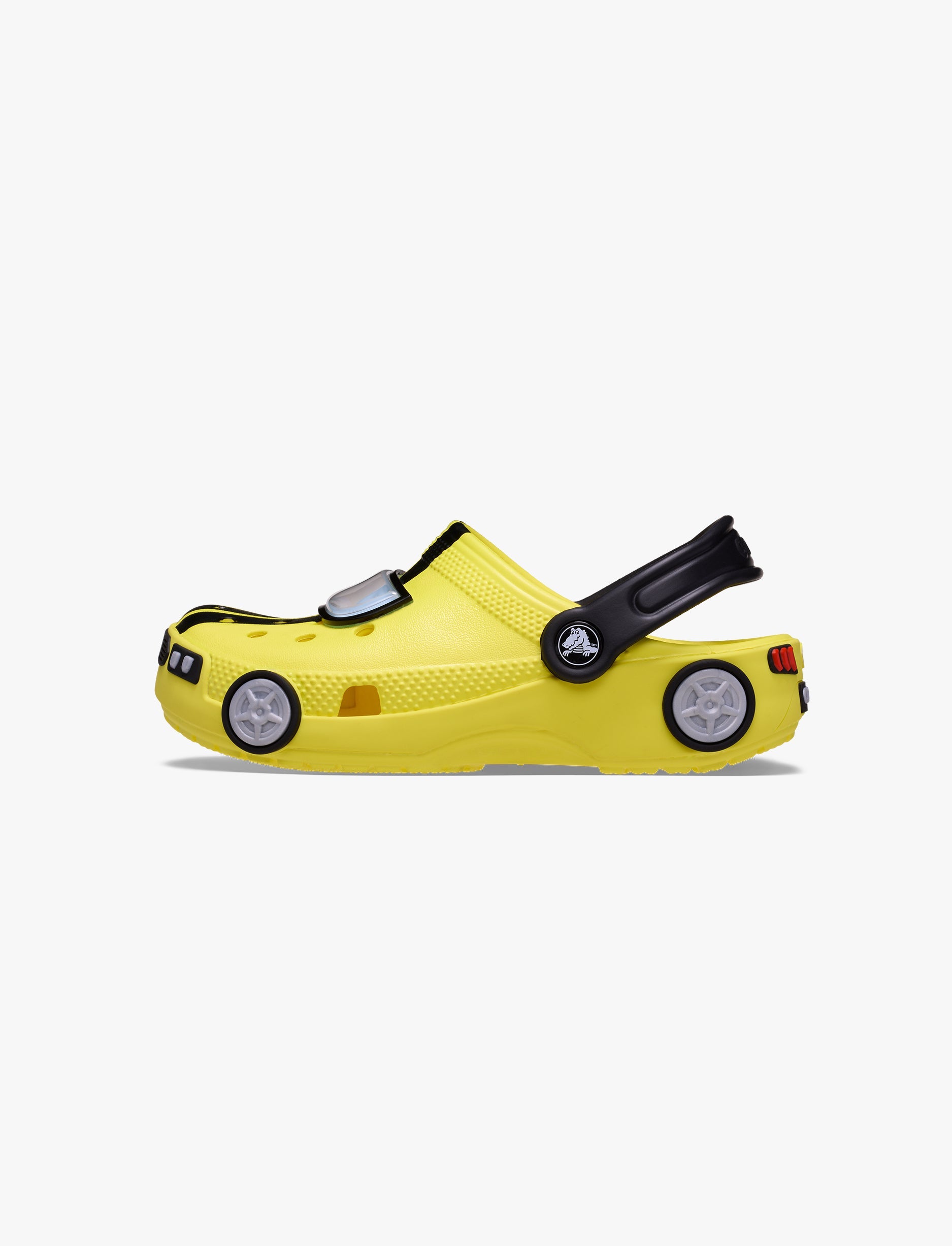 Crocs Classic IAM Race Car Clog T - כפכפי קלוג קרוקס לילדים בעיצוב מכונית מירוץ בצבע צהוב/שחור