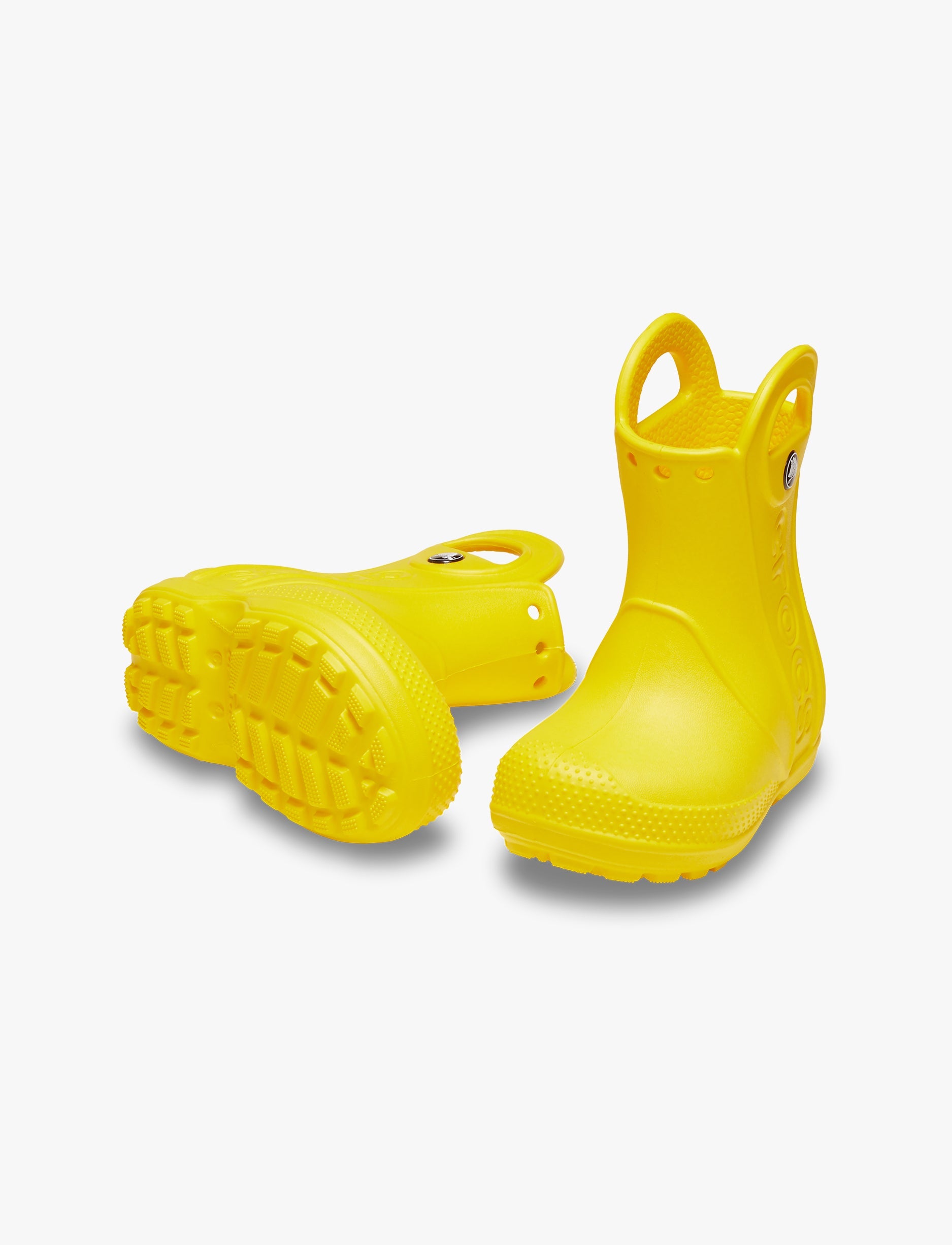 Crocs Handle It Rain Boot K - מגפי גשם קרוקס לילדים בצבע צהוב