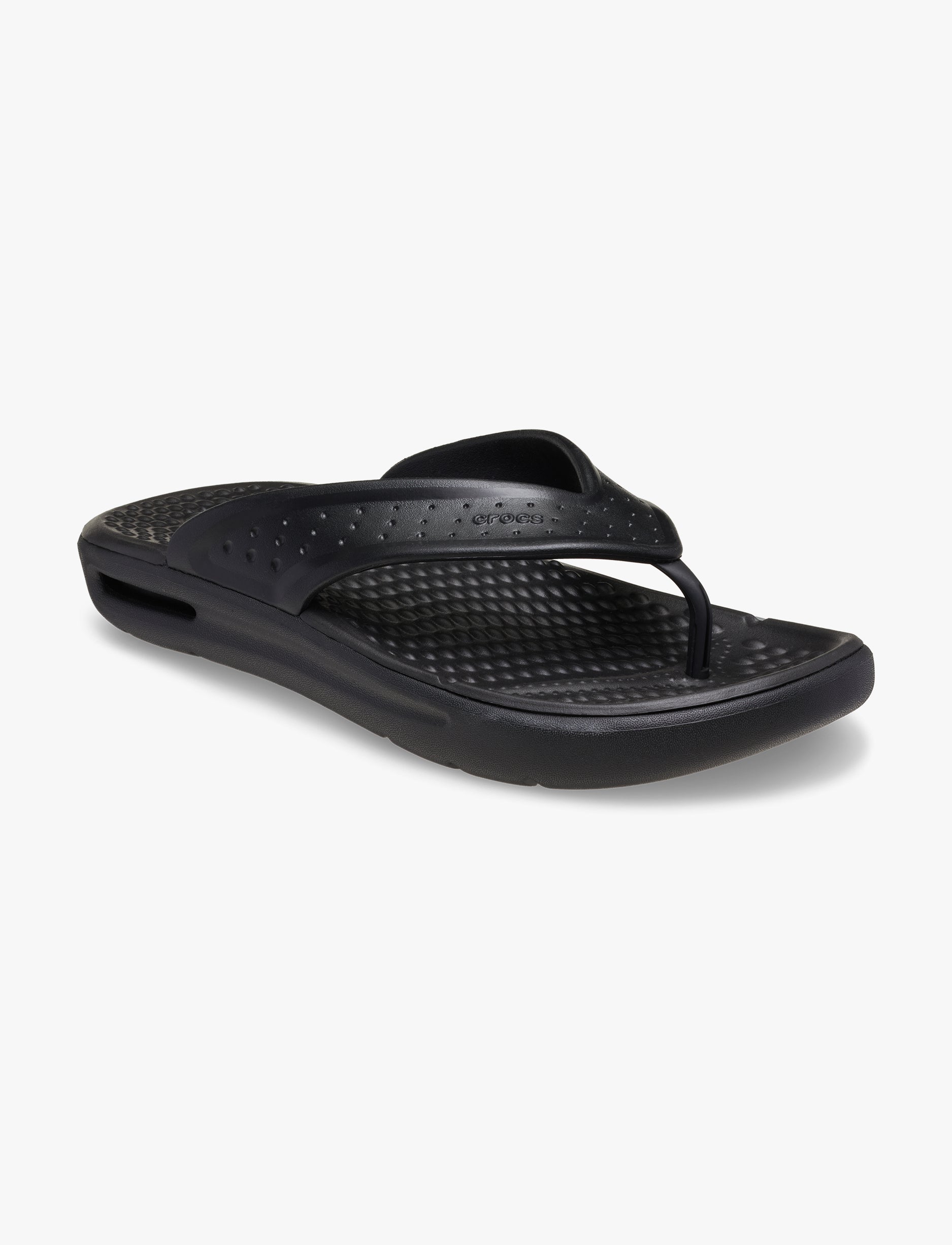 Crocs In Motion Flip - כפכפי אצבע קרוקס בצבע שחור/שחור