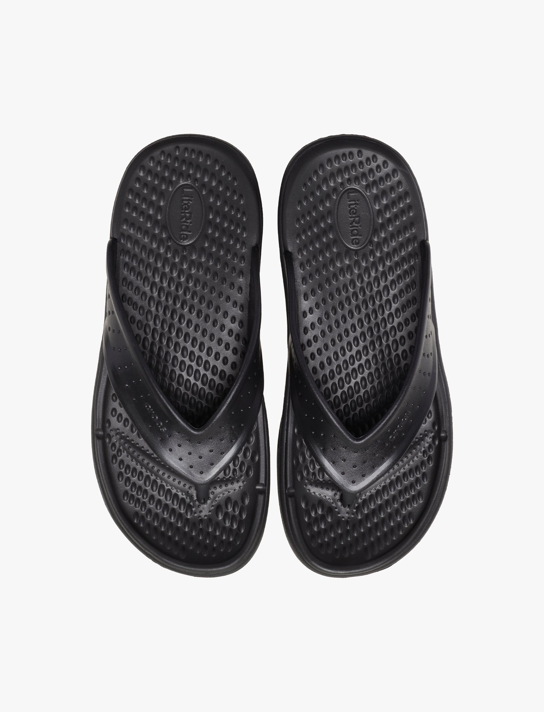 Crocs In Motion Flip - כפכפי אצבע קרוקס בצבע שחור/שחור