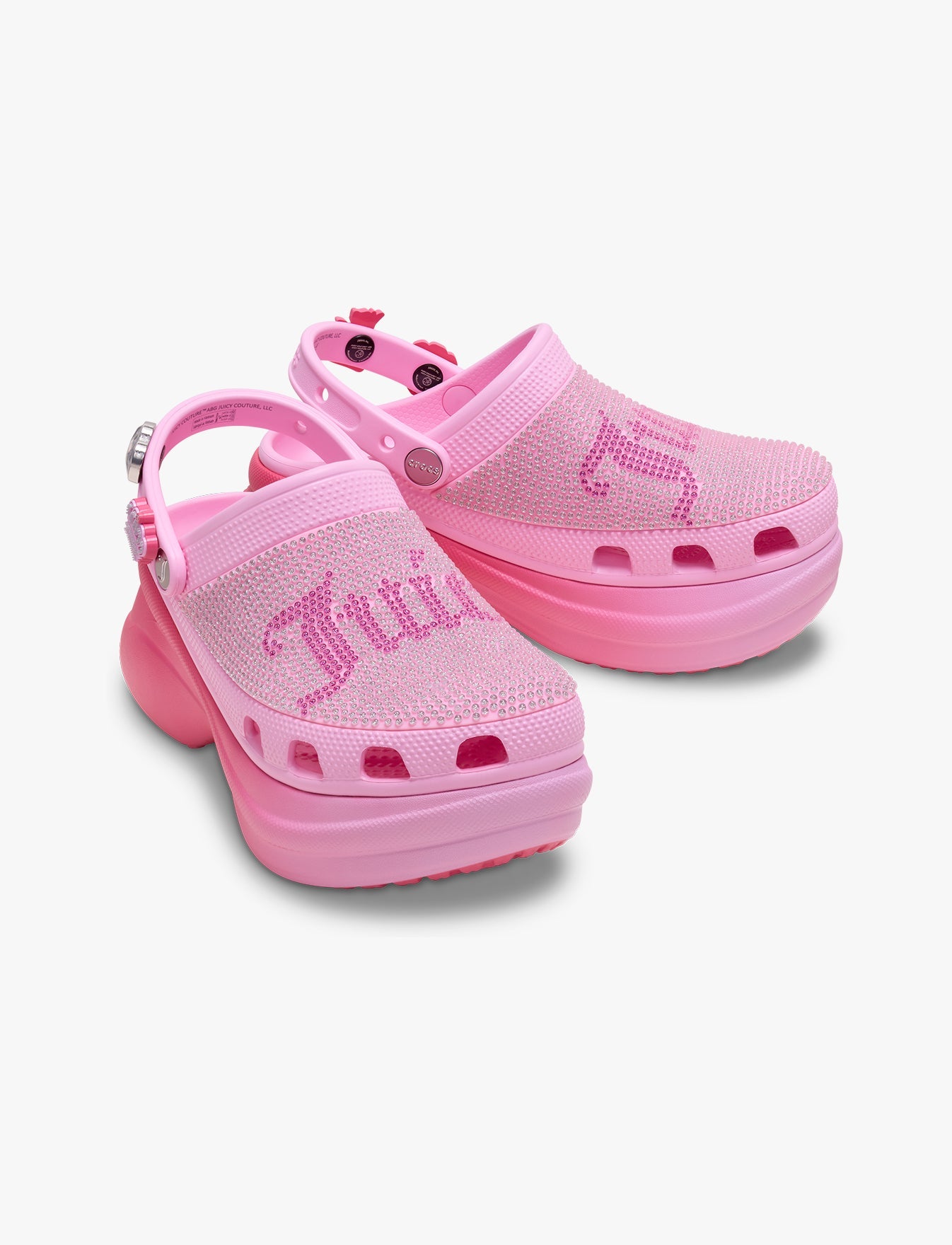 Crocs Juicy Couture Bae Clog - כפכפי פלטפורמה קרוקס ג'וסי קוטור לנשים בצבע ורוד