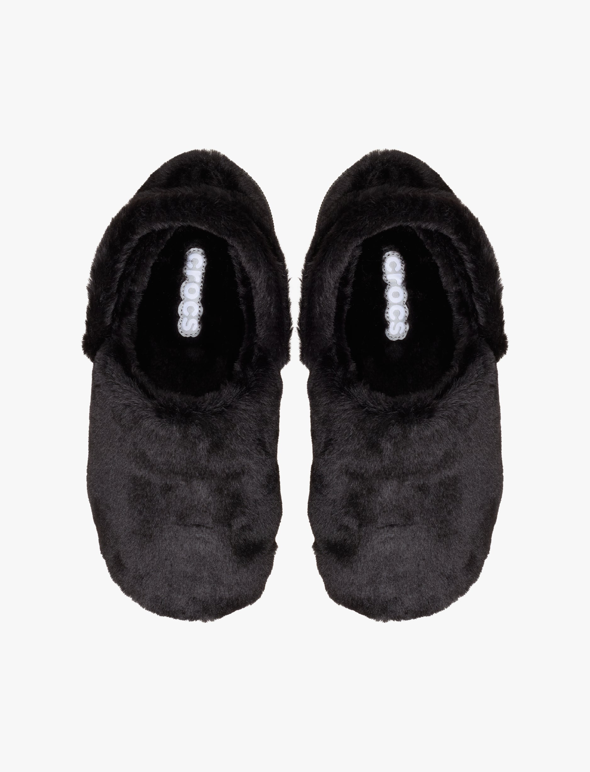 Crocs Classic Unfurgettable Clog - כפכפי קרוקס פרוותיים לנשים בצבע שחור