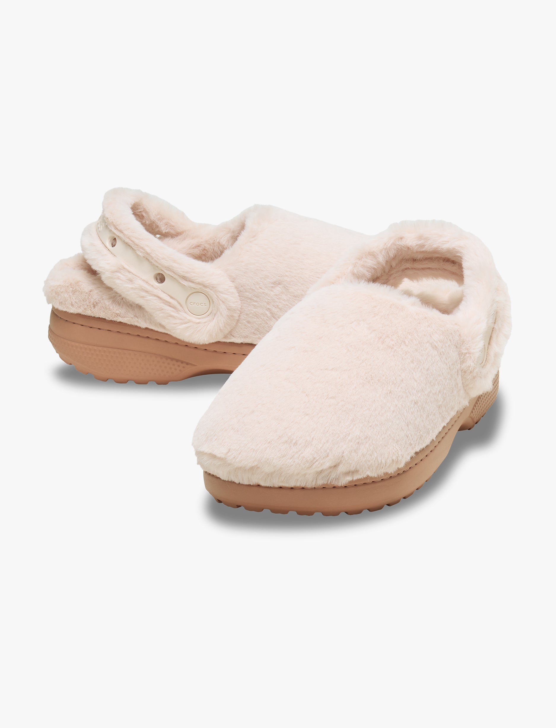 Crocs Classic Unfurgettable Clog - כפכפי קרוקס פרוותיים לנשים בצבע קוורץ