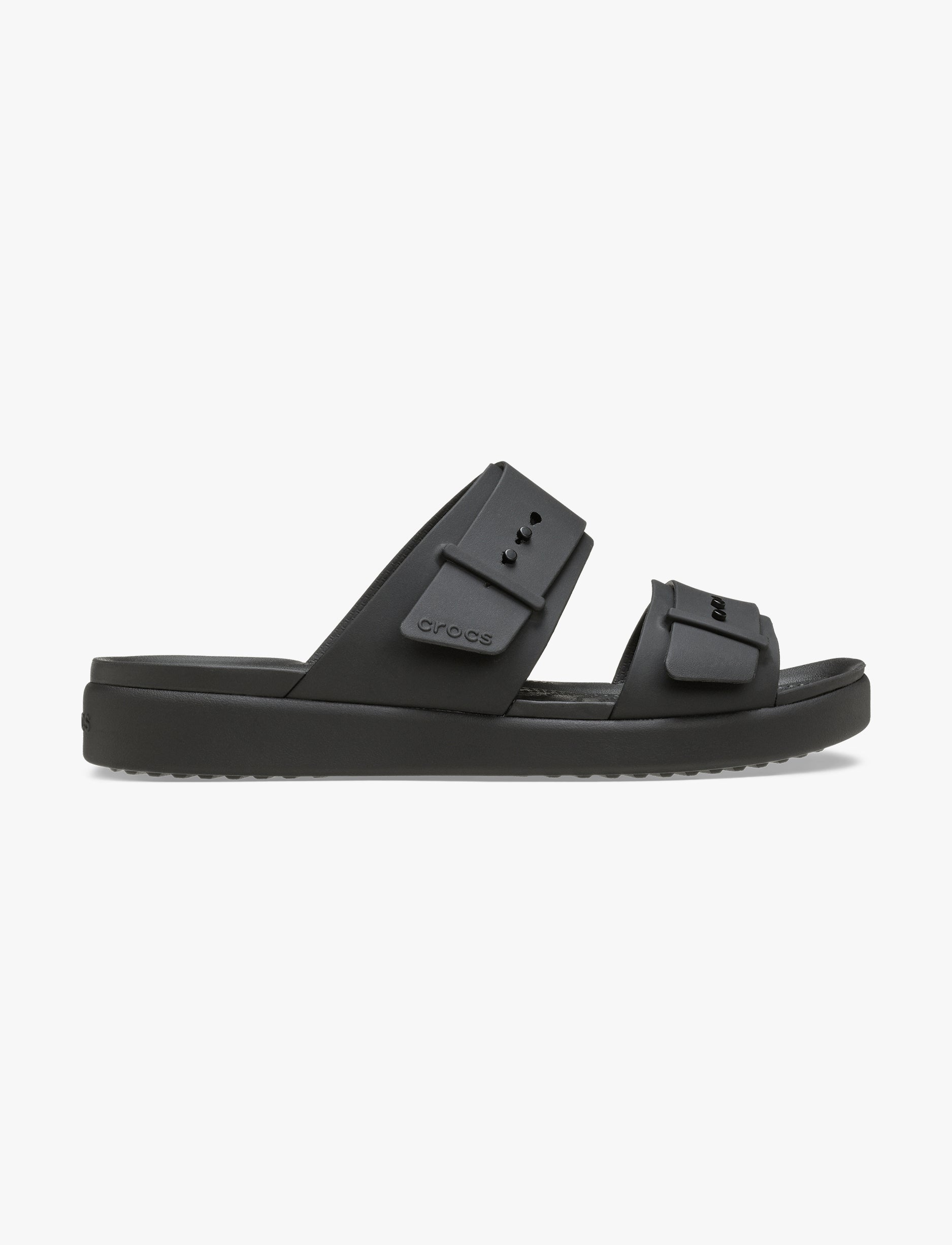 Crocs Brooklyn Buckle Low Low - כפכפי קרוקס ברוקלין לנשים בצבע שחור