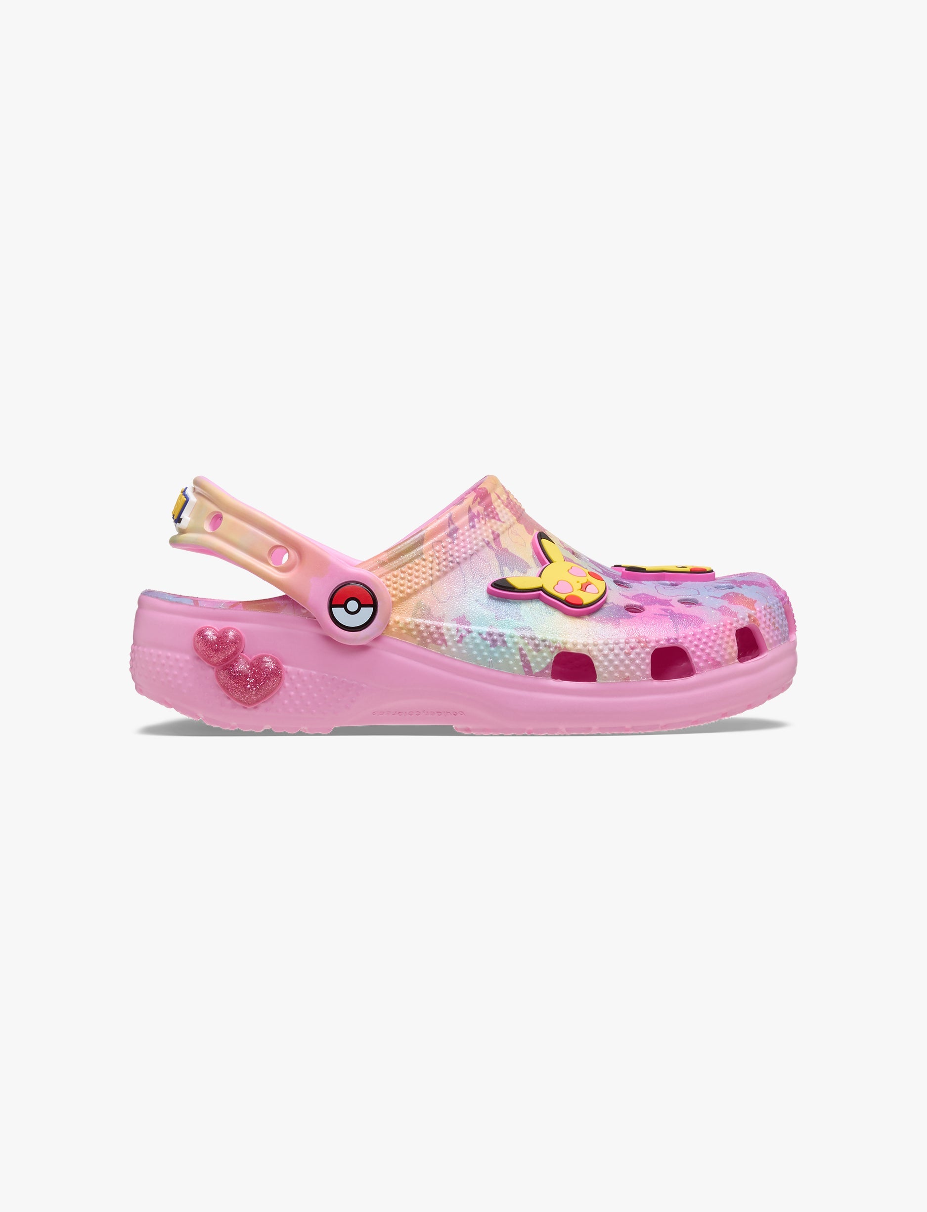 Crocs Pokemon Pikachu Pink Classic Clog K - כפכפי קרוקס פוקימון פיקאצ'ו לבנות בצבע ורוד