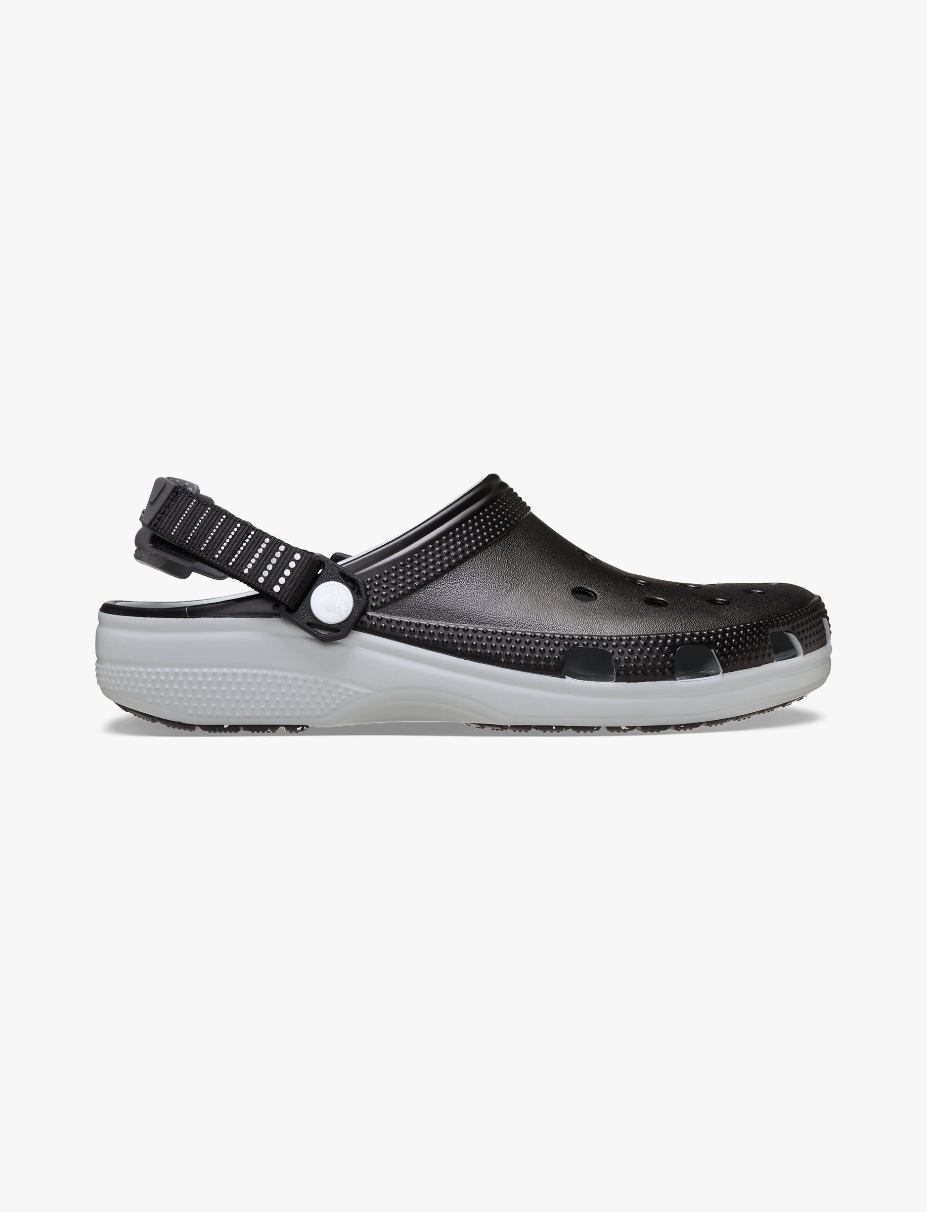 Crocs Classic Turbo Clog - כפכפי קלוג קרוקס טורבו בצבע שחור/אפור