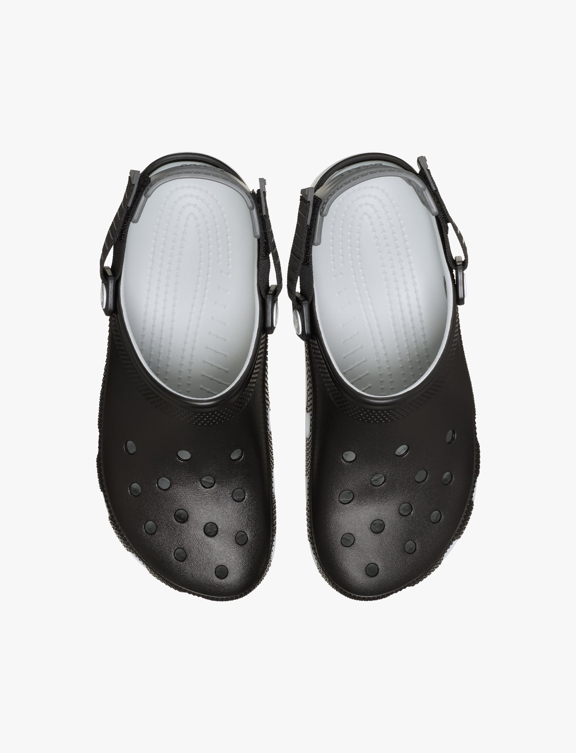 Crocs Classic Turbo Clog - כפכפי קלוג קרוקס טורבו בצבע שחור/אפור