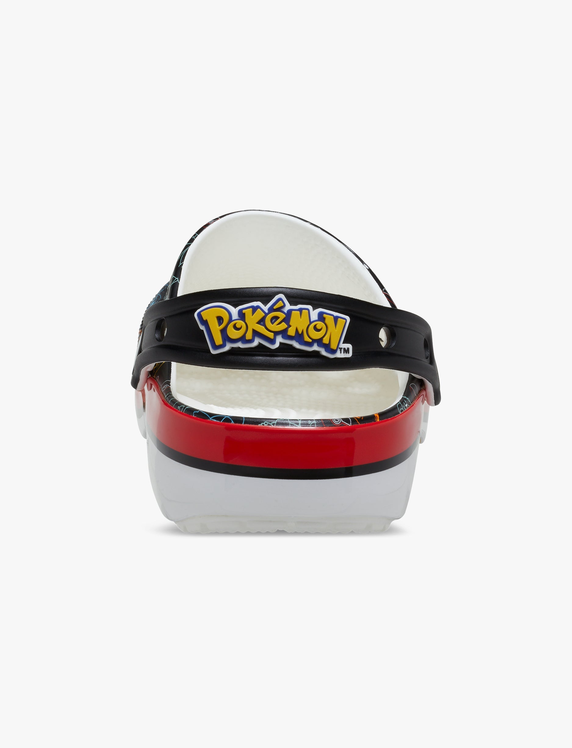 Crocs Pokemon Print Classic Clog - כפכפי קלוג קרוקס פוקימוןן פרינט בצבע שחור/לבן