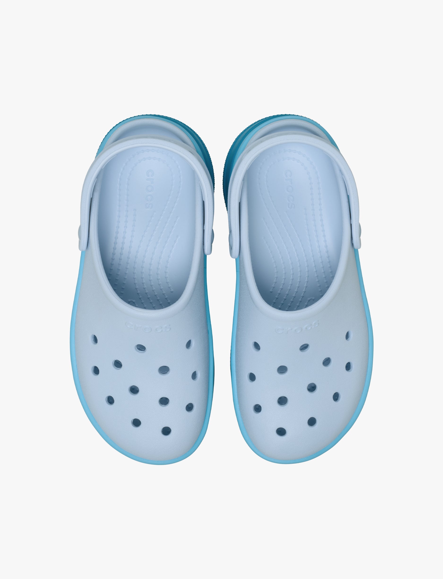 Crocs Classic Stacked Clog - כפכפי פלטפורמה קרוקס לנשים בצבע מרינה כחול