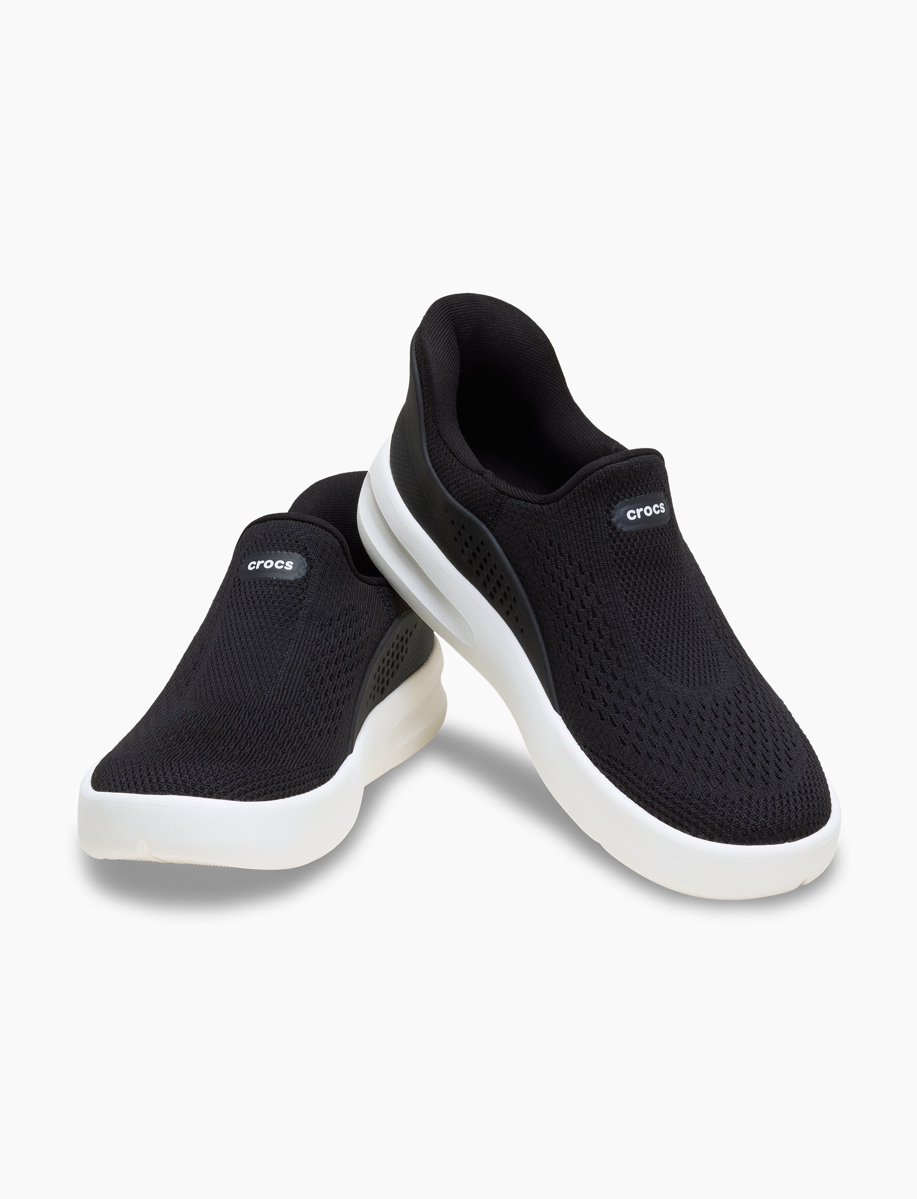 Crocs Locale Ease No Hands Slip On - נעלי סליפ און קרוקס לגברים בצבע שחור