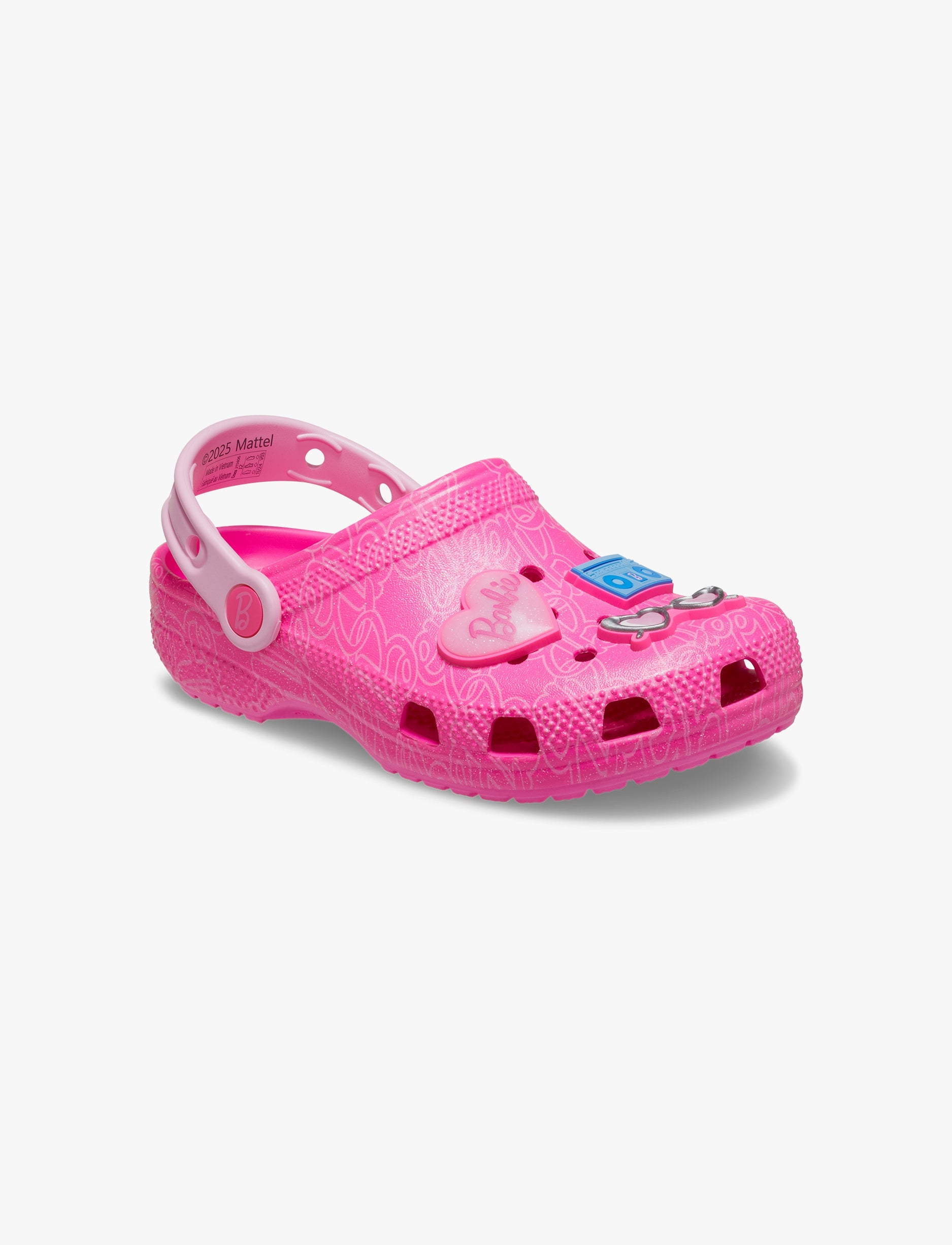 Crocs Barbie Classic Clog K - כפכפי קרוקס קלוג ברבי לבנות בצבע ורוד