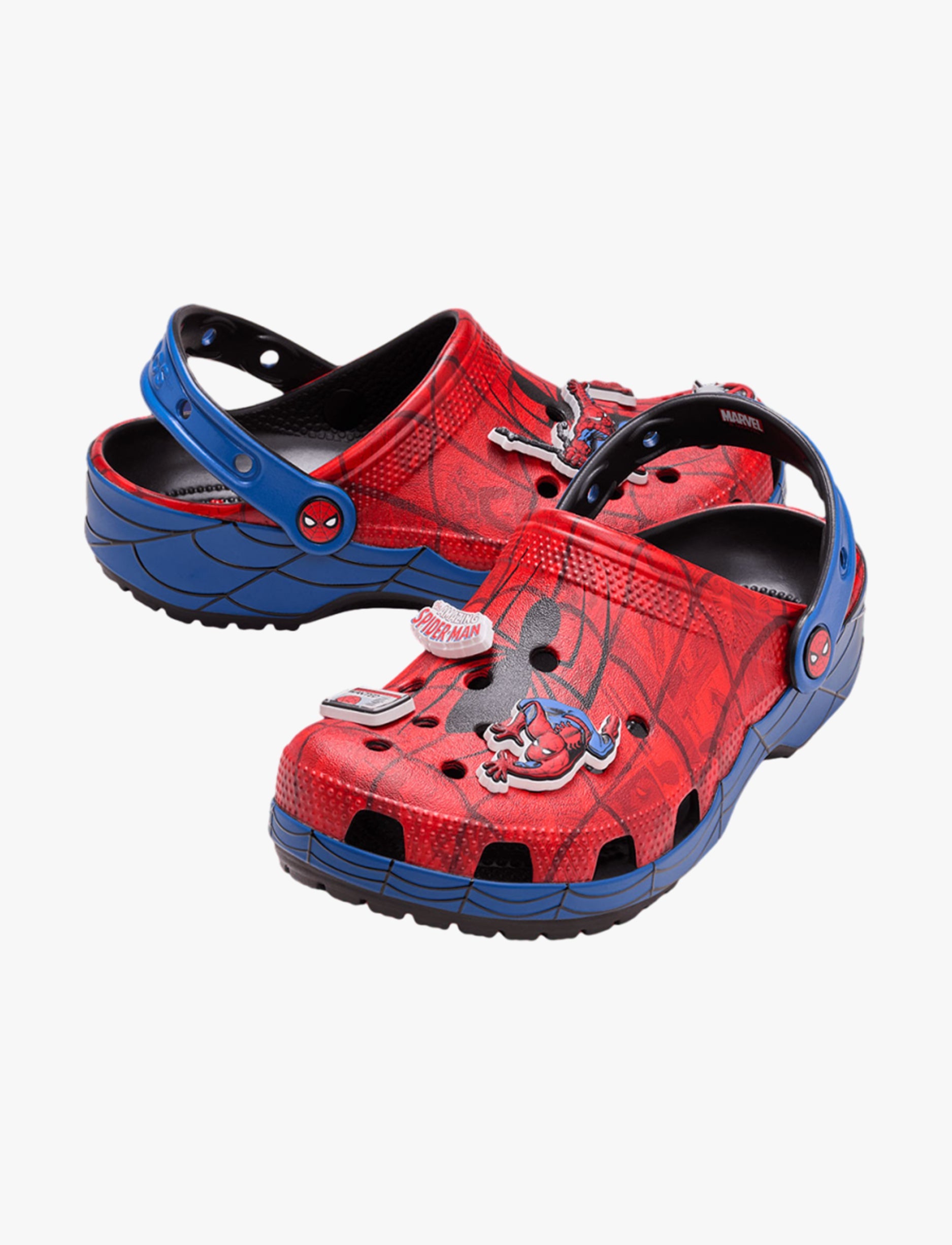 Crocs Spider-Man Classic Clog - כפכפי קרוקס קלוג ספיידרמן בצבע אדום/כחול