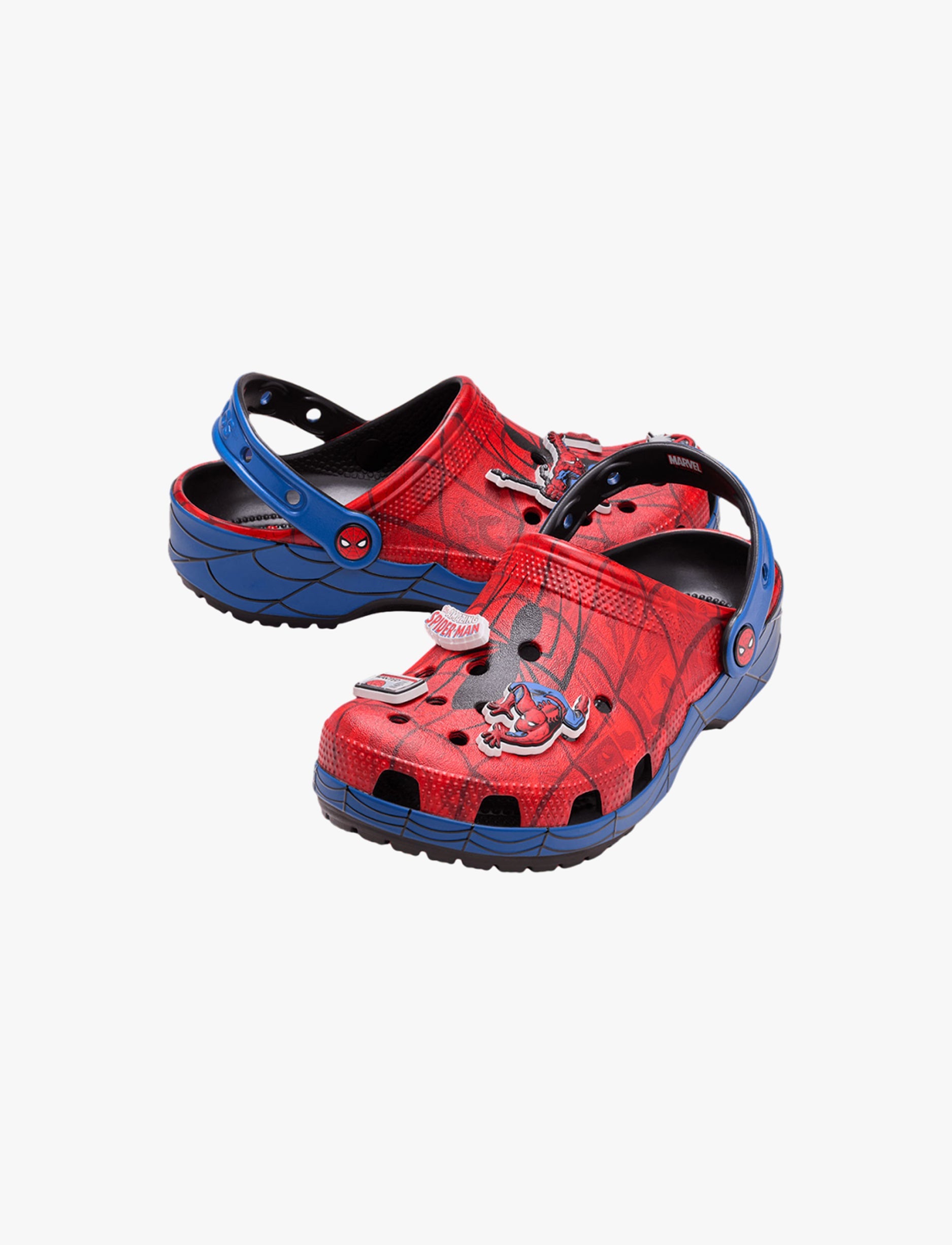 Crocs Spider-Man Classic Clog K -כפכפי קרוקס קלוג ספיידרמן לילדים בצבע אדום/כחול