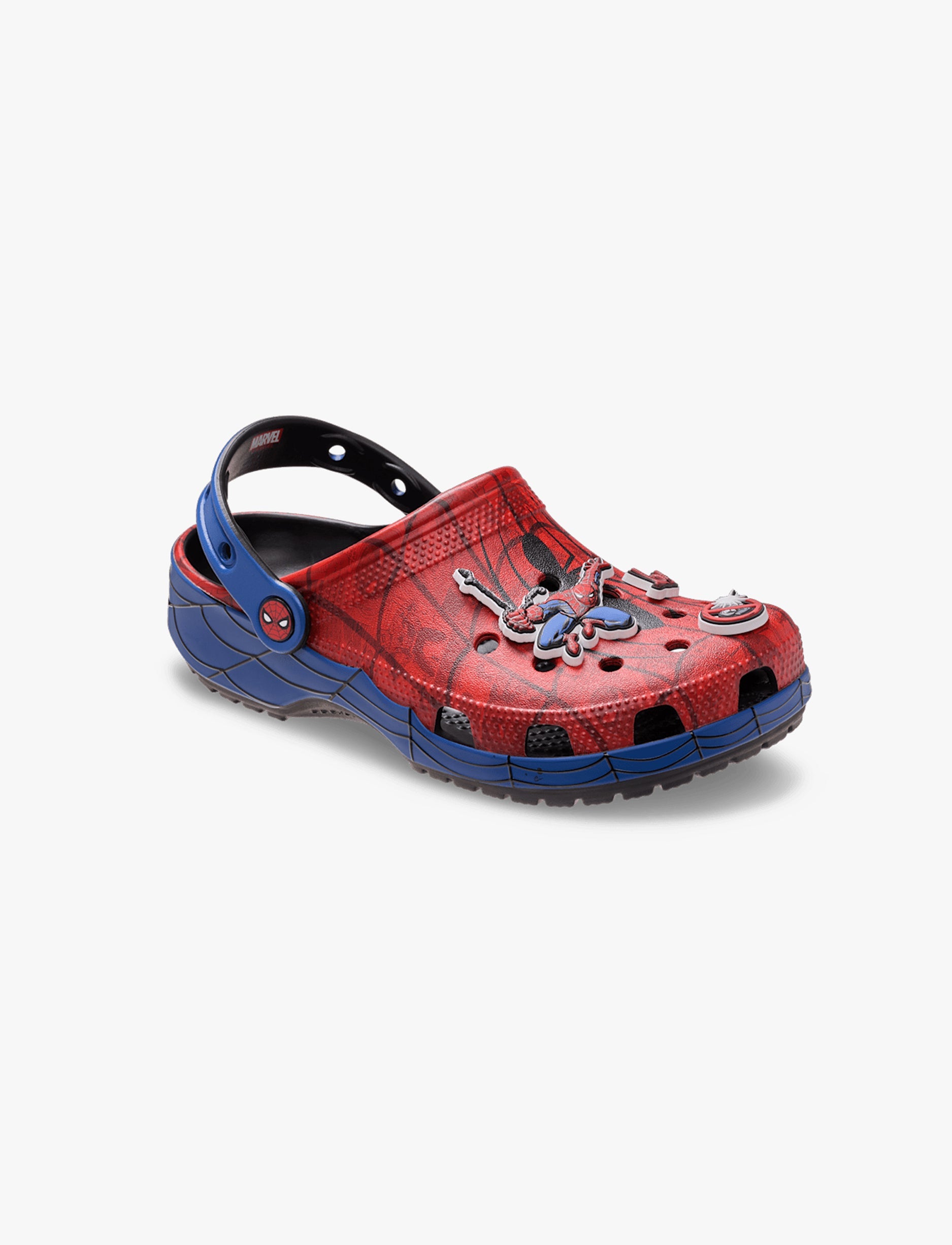 Crocs Spider-Man Classic Clog T -כפכפי קרוקס קלוג ספיידרמן לילדים בצבע אדום/כחול מידות קטנות