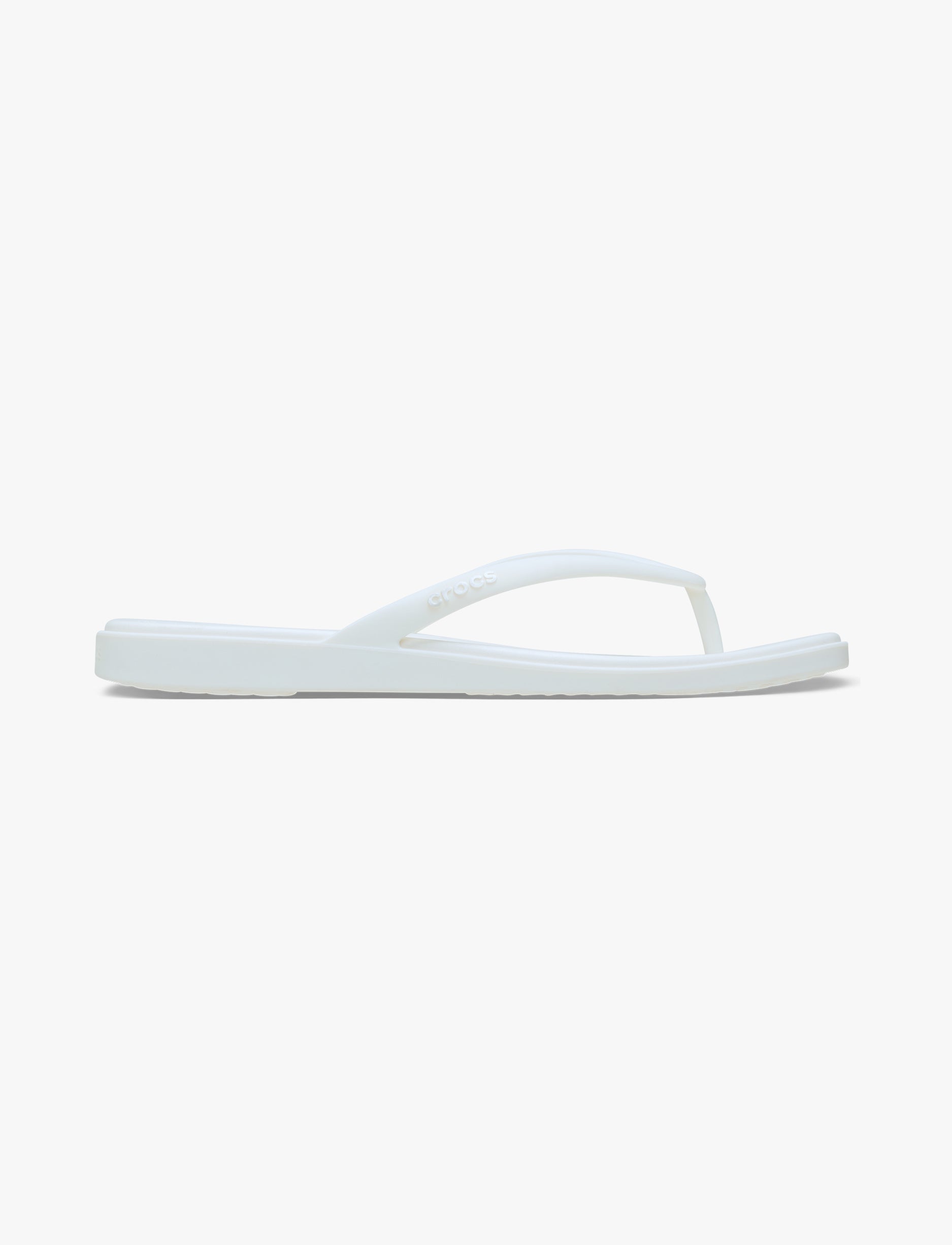 Crocs Miami Flip - כפכפי אצבע קרוקס מיאמי לנשים בצבע לבן גיר