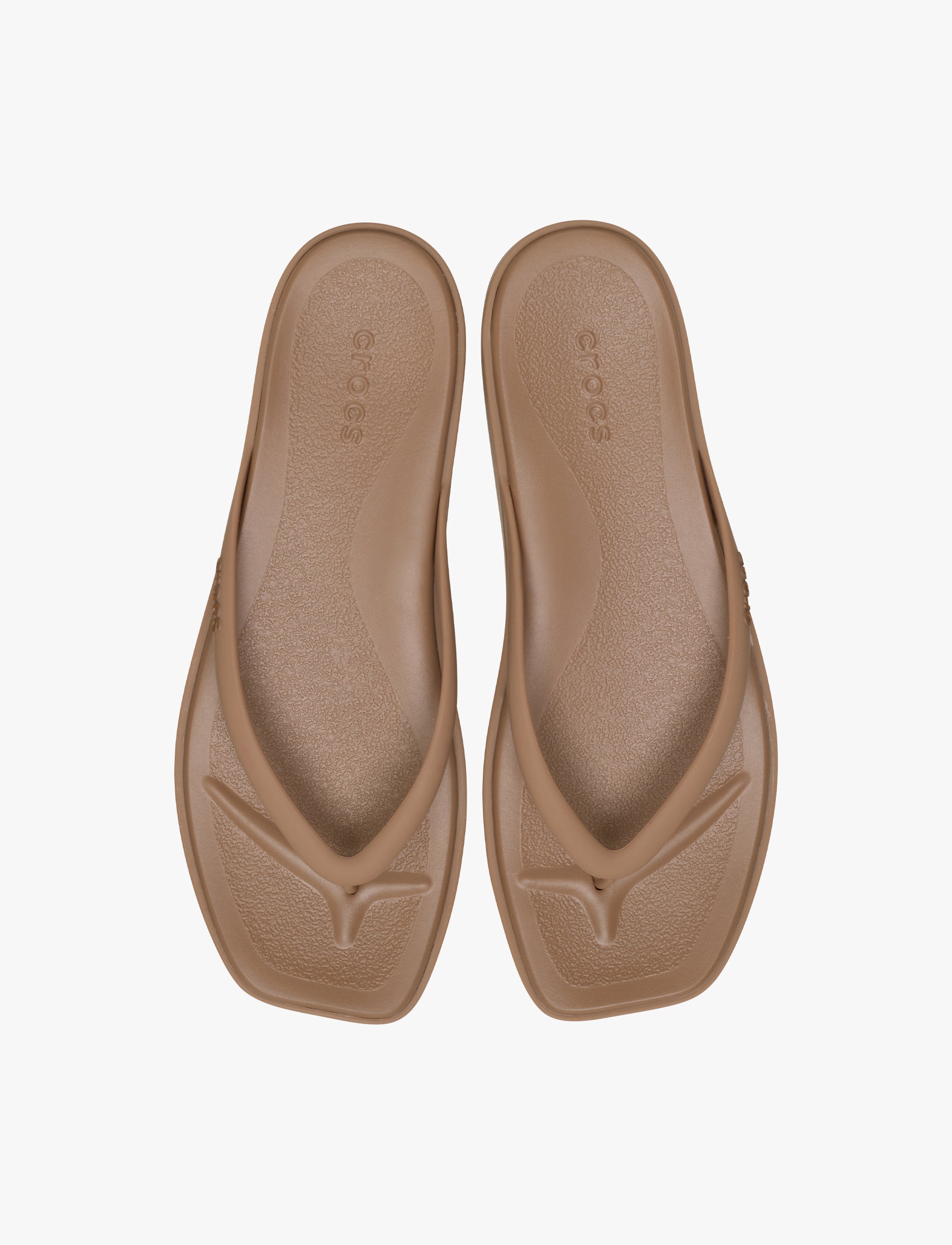 Crocs Miami Flip - כפכפי אצבע קרוקס מיאמי לנשים בצבע חום שוקולד