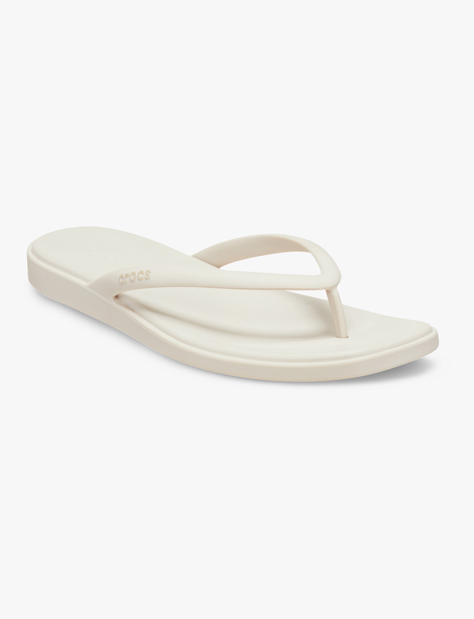 Crocs Miami Flip - כפכפי אצבע קרוקס מיאמי לנשים בצבע קרם קקאו