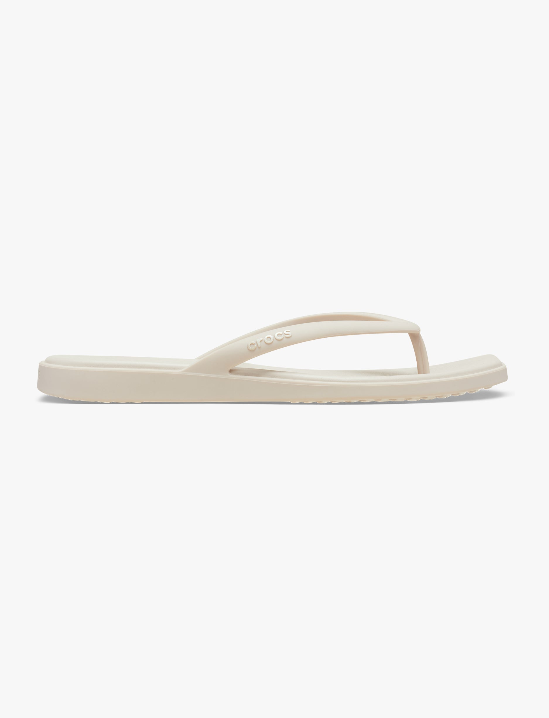 Crocs Miami Flip - כפכפי אצבע קרוקס מיאמי לנשים בצבע קרם קקאו