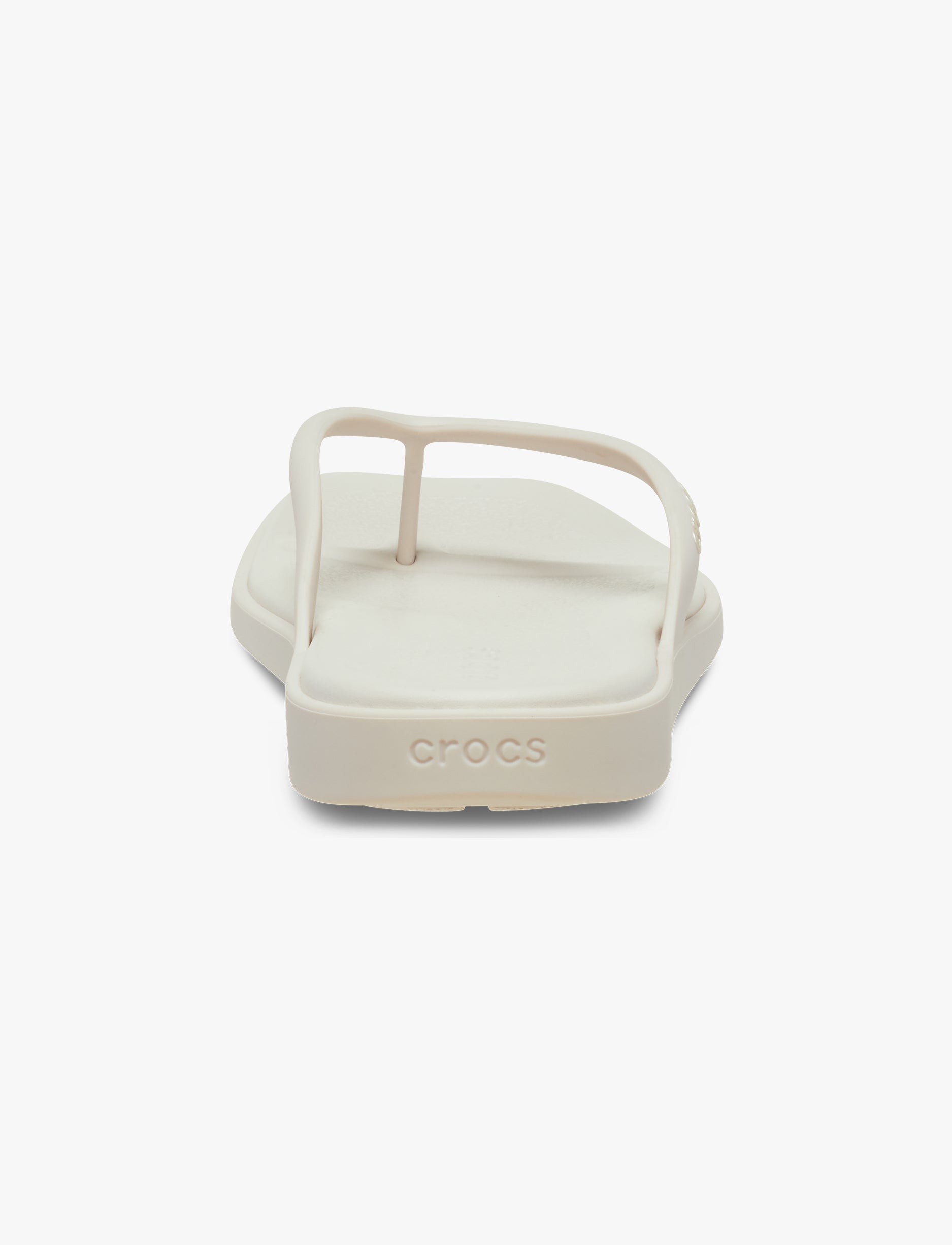 Crocs Miami Flip - כפכפי אצבע קרוקס מיאמי לנשים בצבע קרם קקאו