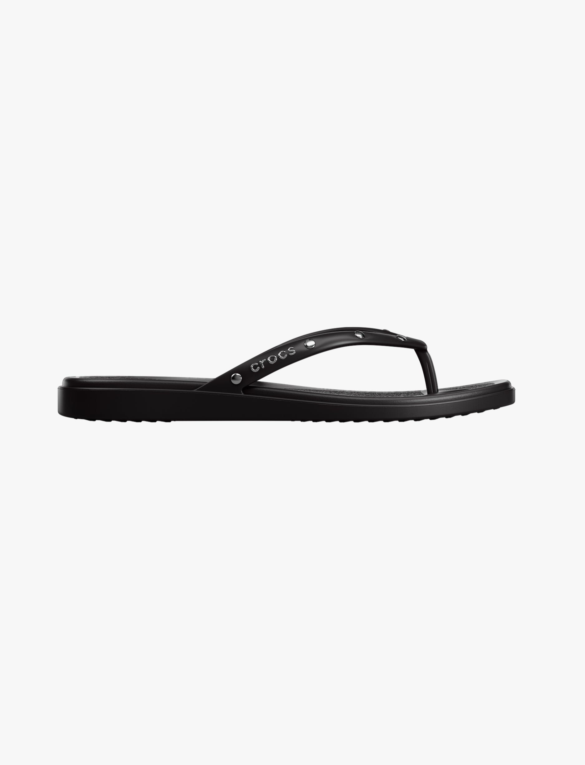 Crocs Miami Studded Toe Loop Sandal - כפכפי קרוקס מיאמי לנשים בצבע שחור