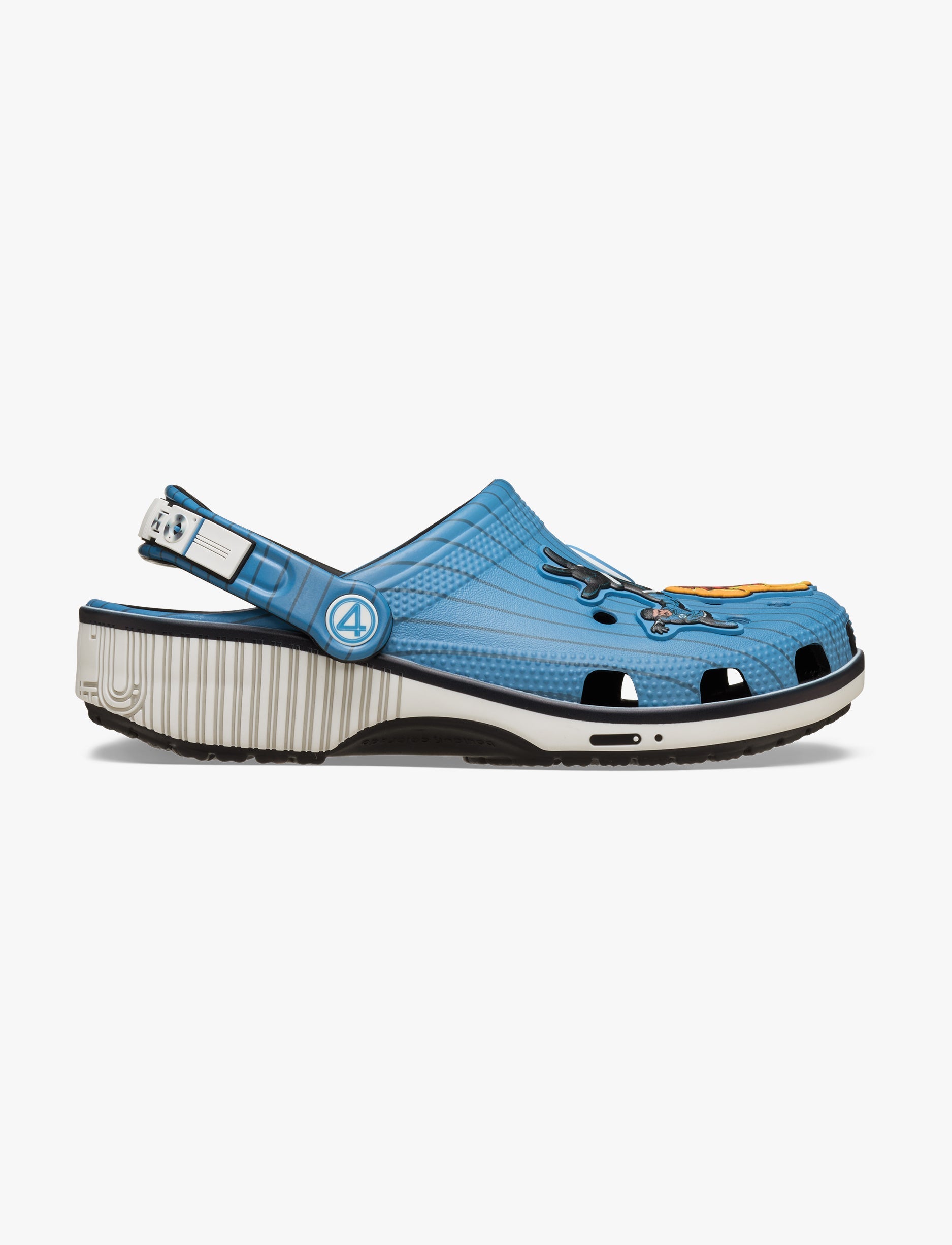 Crocs Fantastic 4 Classic Clog - כפכפי קרוקס קלוג ארבעת המופלאים בצבע תכלת/לבן