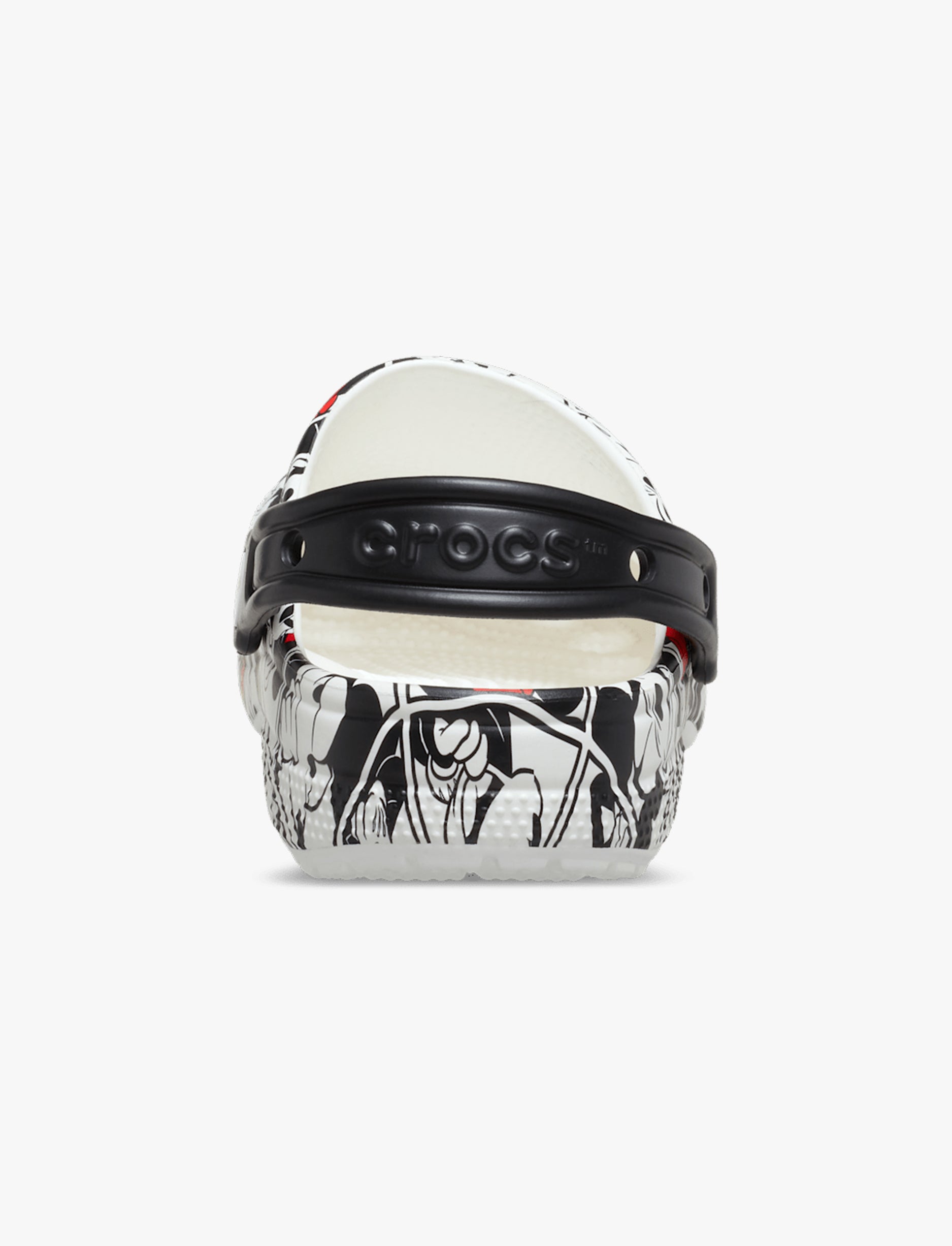 Crocs Mickey and Minnie Classic Clog - כפכפי קלוג קרוקס מיקי ומיני מאוס בצבע לבן/שחור/אדום