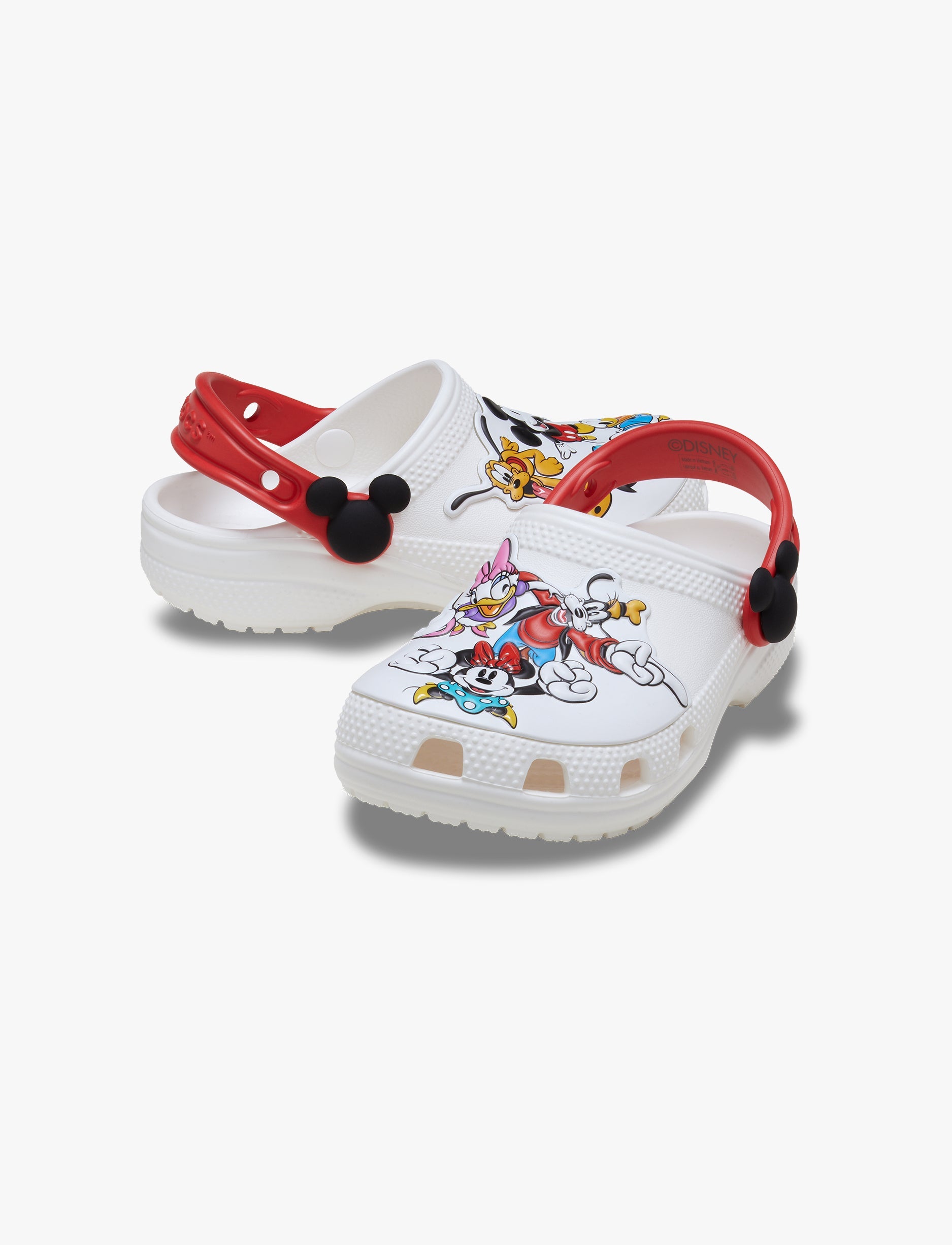 Crocs Mickey and Friends Classic Clog T - כפכפי קרוקס קלוג מיקי מאוס וחברים בצבע לבן/אדום