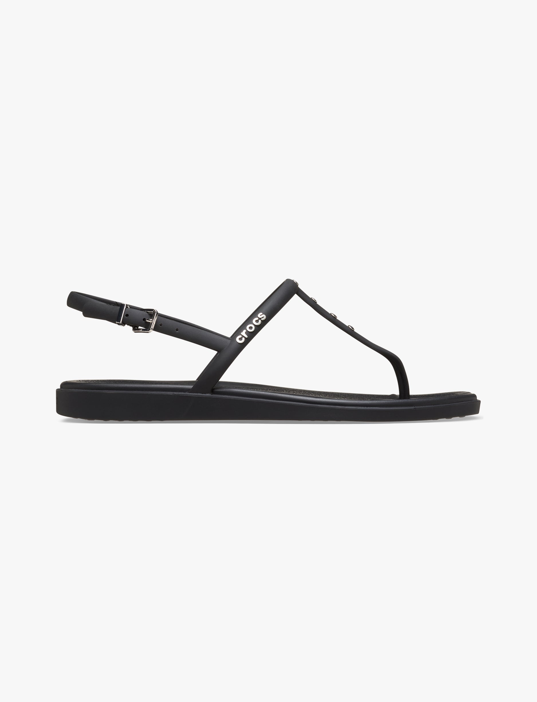 Crocs Miami Studded Thong Flip - סנדלי קרוקס מיאמי לנשים בצבע שחור