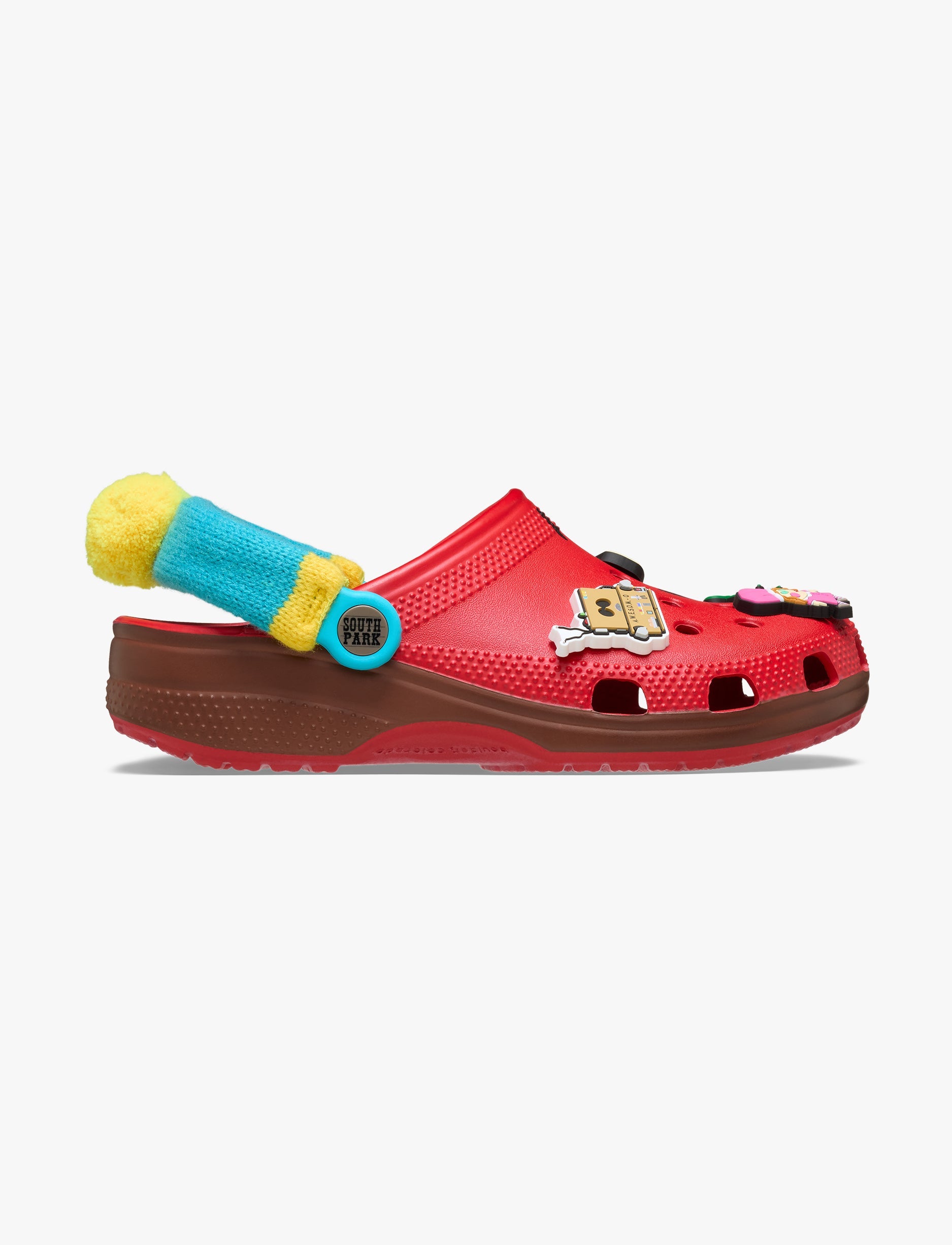 Crocs South Park Cartman Classic Clog - כפכפי קלוג קרוקס סאות' פארק קרטמן בצבע אדום/חום/תכלת