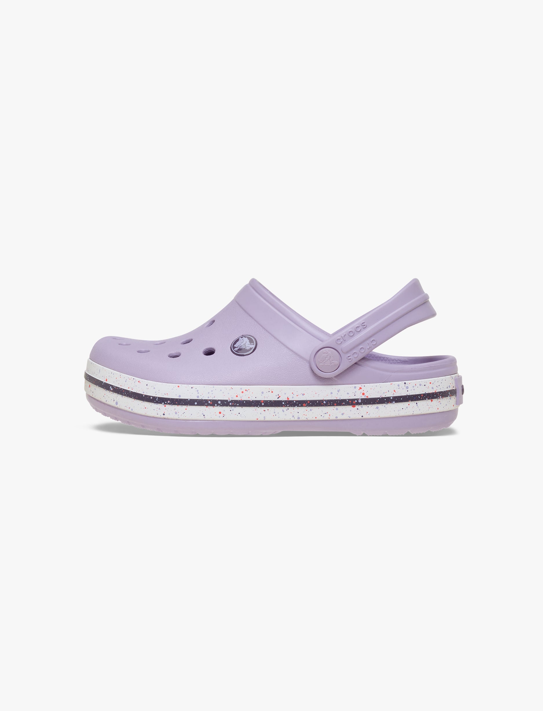 Crocs Crocband Speckled Band Clog - כפכפי קרוקבנד קלוג לילדים בצבע לבנדר