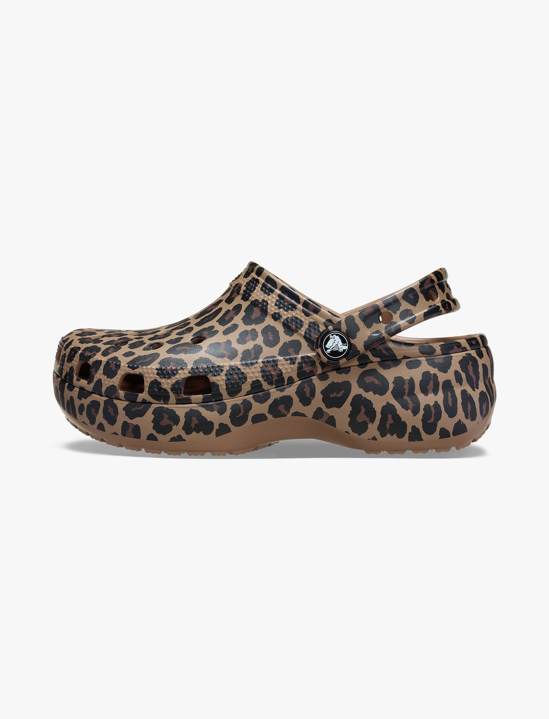 Crocs Classic Platform Animal Clog - כפפכי פלטפורמה קלוג לנשים בהדפס מנומר