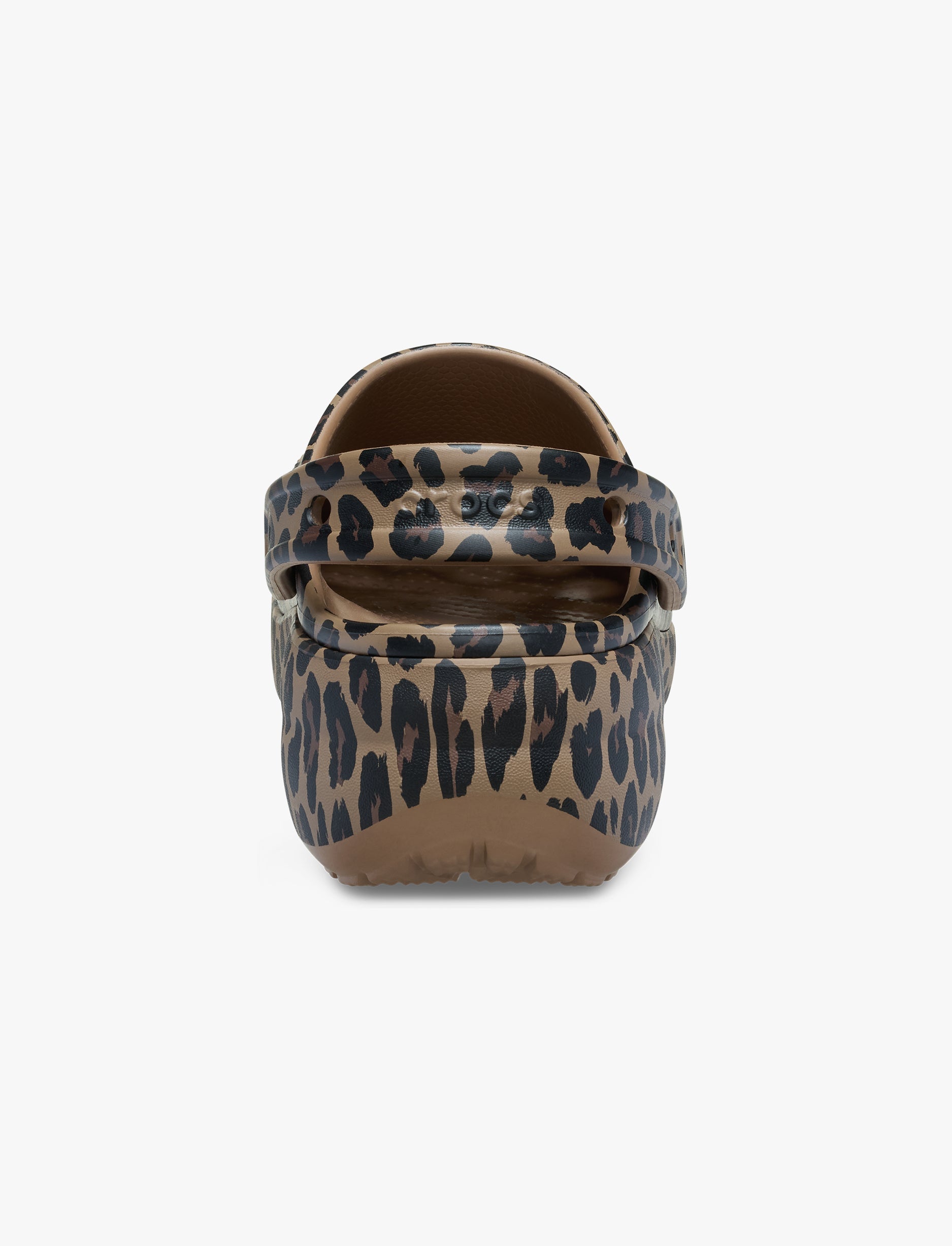 Crocs Classic Platform Animal Clog - כפפכי פלטפורמה קלוג לנשים בהדפס מנומר