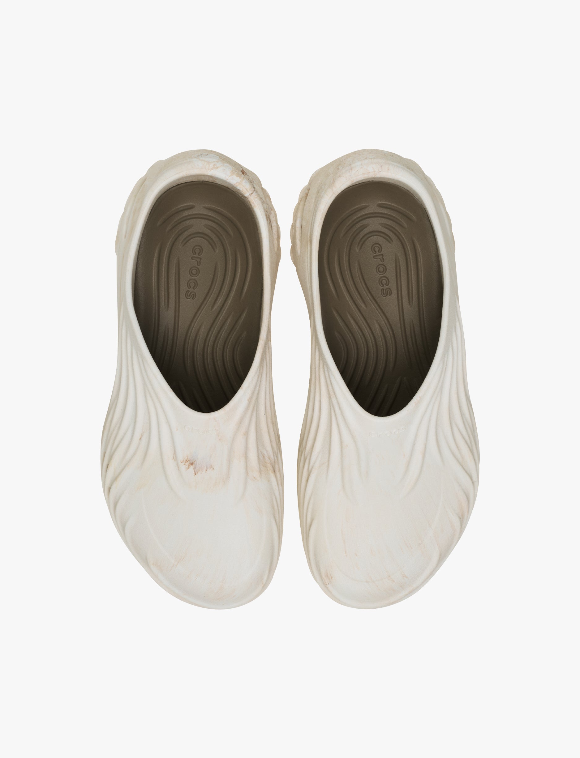 Crocs Echo Marbled Wave - כפכפי קרוקס אקו קלוג בצבע בון/מולטי