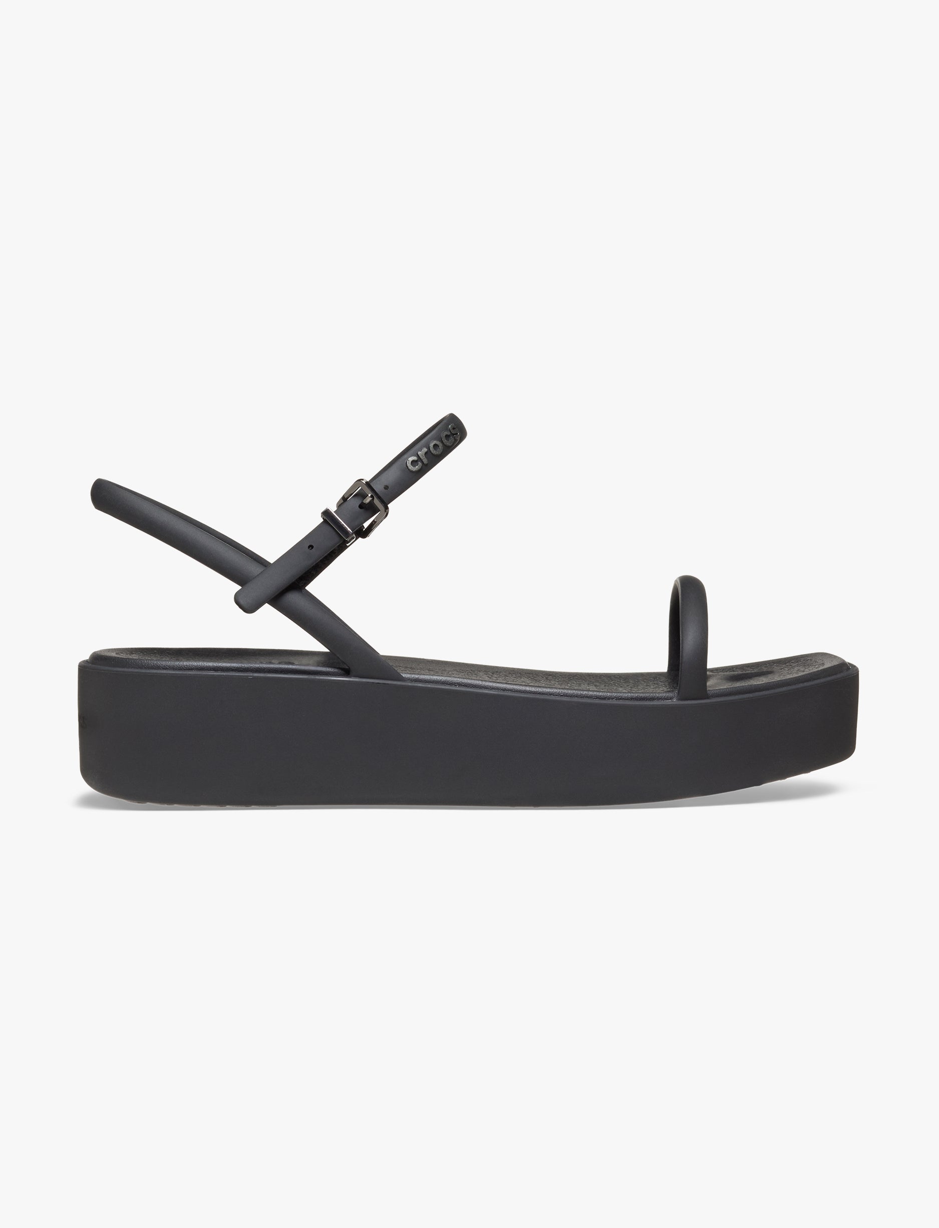 Crocs Miami Platform Y Strap Sandal - סנדלי פלטפורמה קרוקס לנשים בצבע שחור