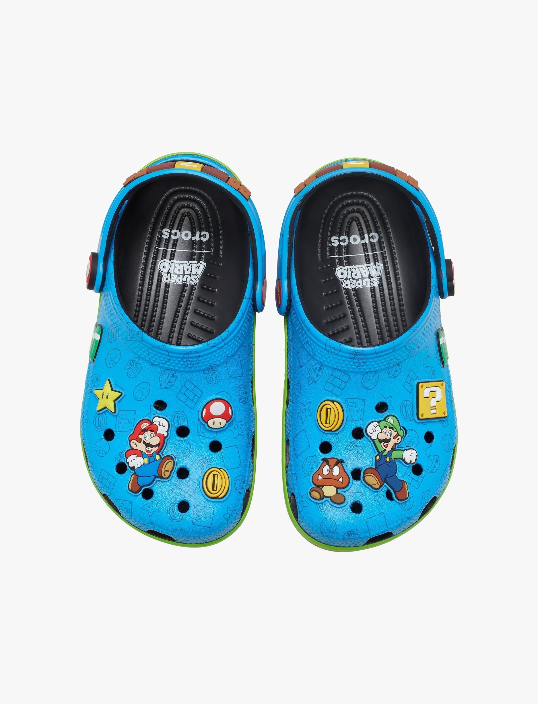 Crocs Super Mario Core Classic Clog Toddler - כפכפי קרוקס סופר מריו לילדים מידות קטנות