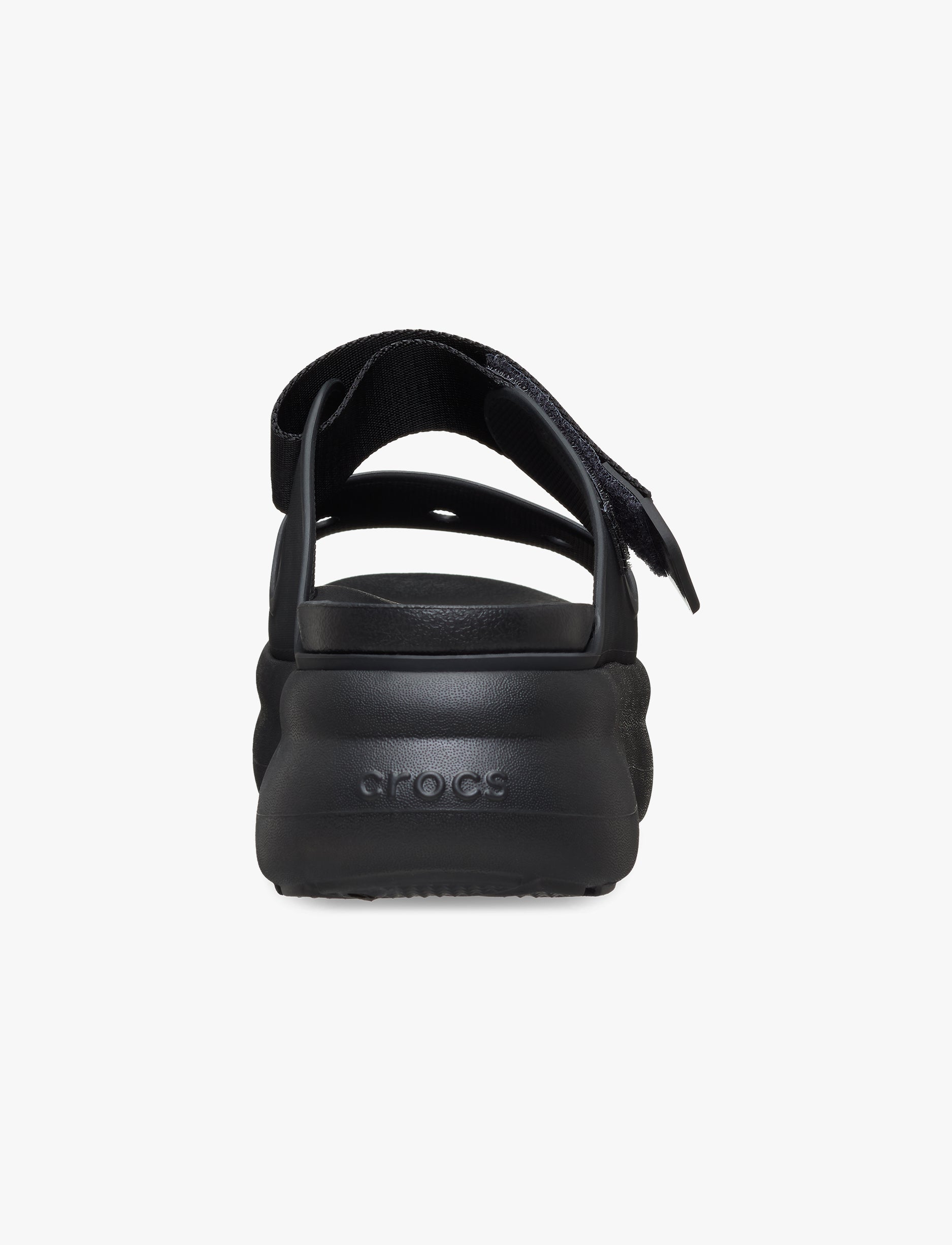 Crocs Soho Two Strap Sandal - סנדלי קרוקס סוהו רצועות כפולות לנשים בצבע שחור