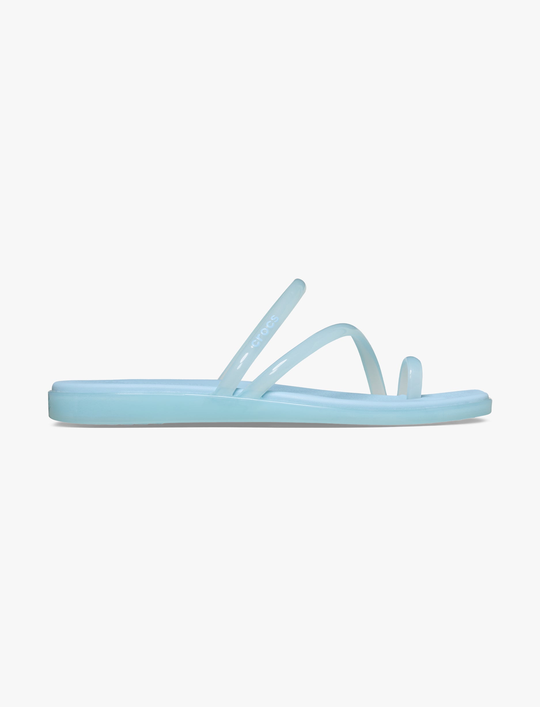 Crocs Miami Jelly Toe Loop Sandal - סנדלי קרוקס מיאמי לנשים בצבע כחול שמיים ג'לי
