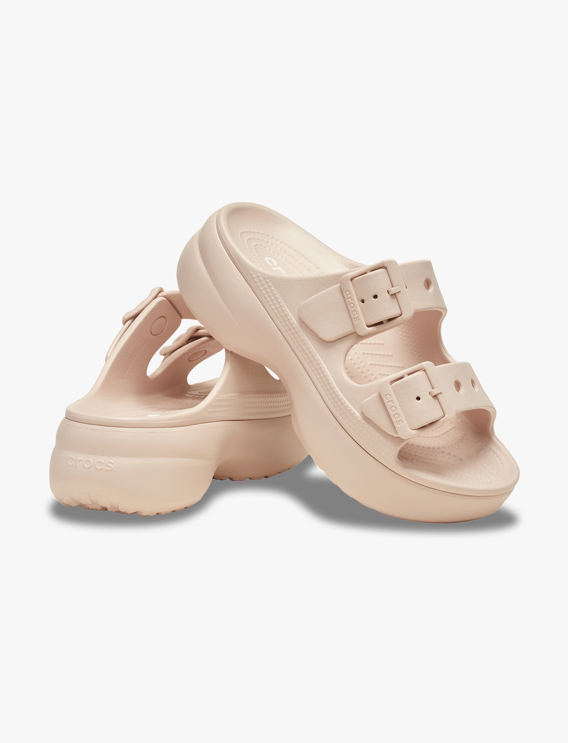 Crocs Saturday Platform Sandal - סנדלי פלטפורמה קרוקס לנשים בצבע קוורץ