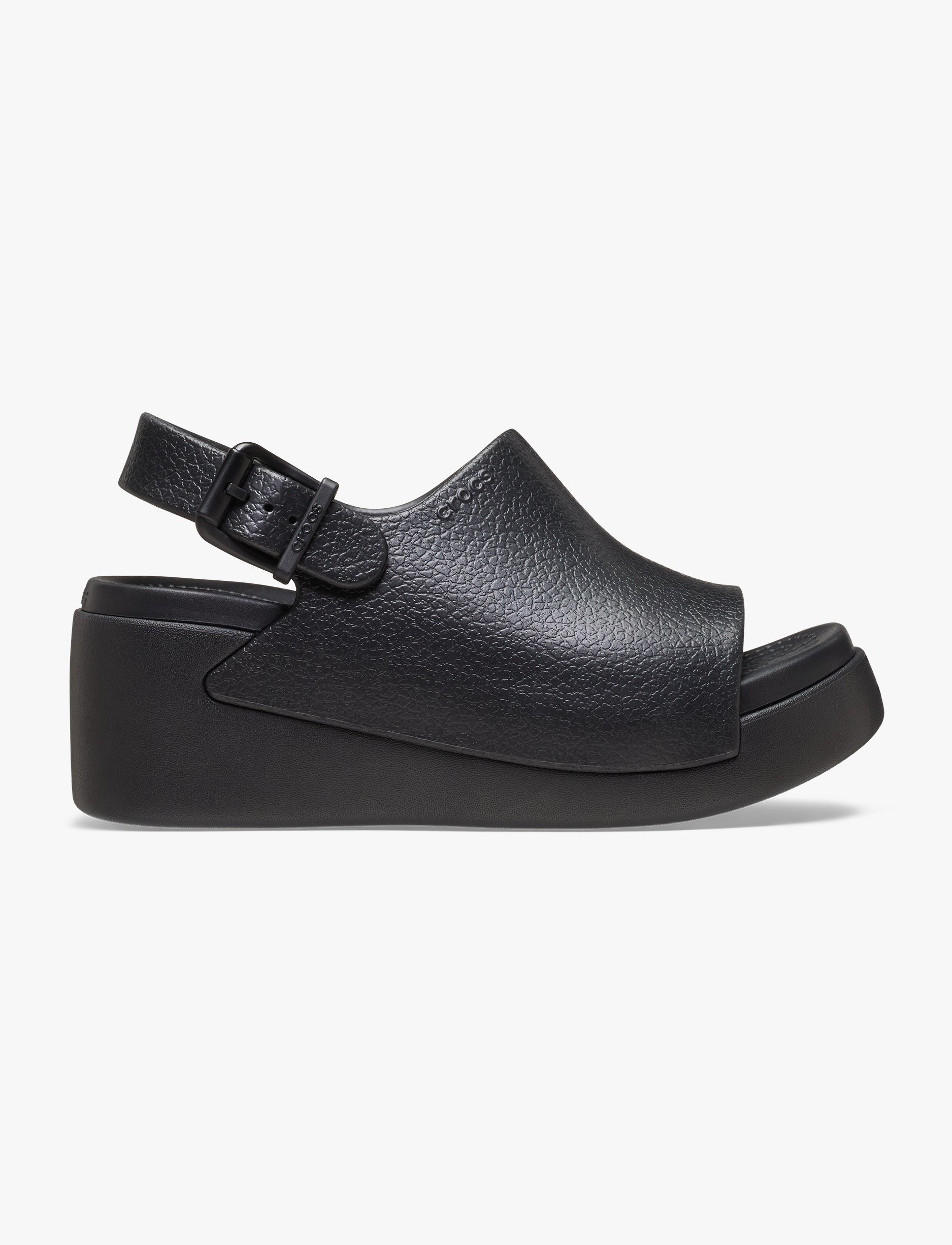 Crocs Dylan Platform Slide - סנדלי פלטפורמה קרוקס דילן בצבע שחור לנשים
