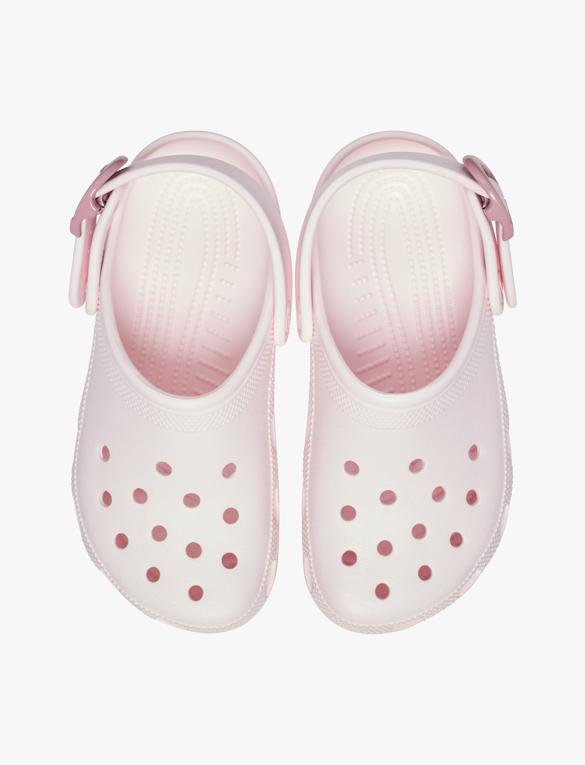 Crocs Classic Buckle Clog - כפכפי קלוג קרוקס עם אבזם בצבע ורוד קרחוני