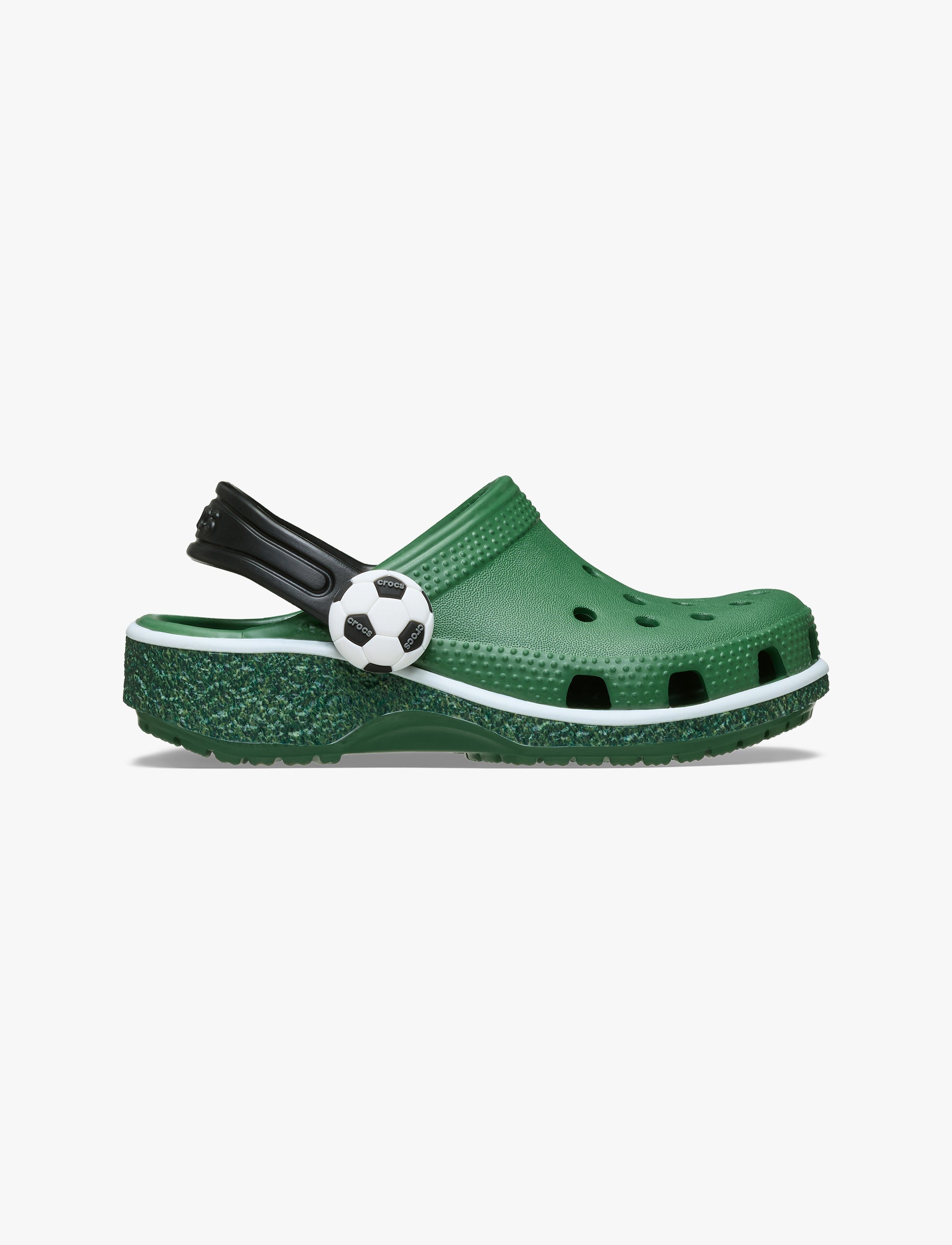 Crocs Classic Soccer Turf - כפכפי קרוקס כדורגל לילדים בצבע ירוק דשא