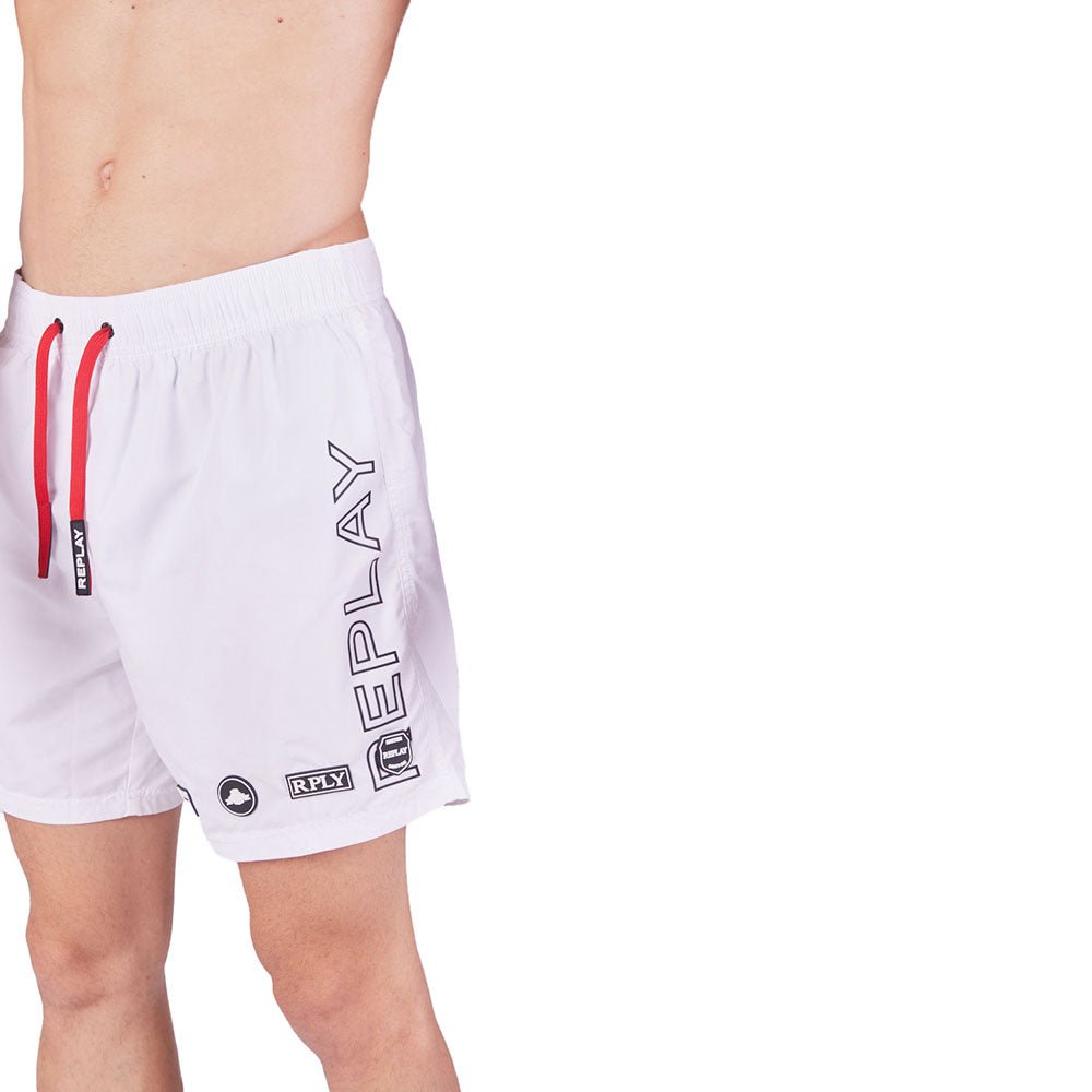 בגד ים ריפליי כיתוב לוגו גברים